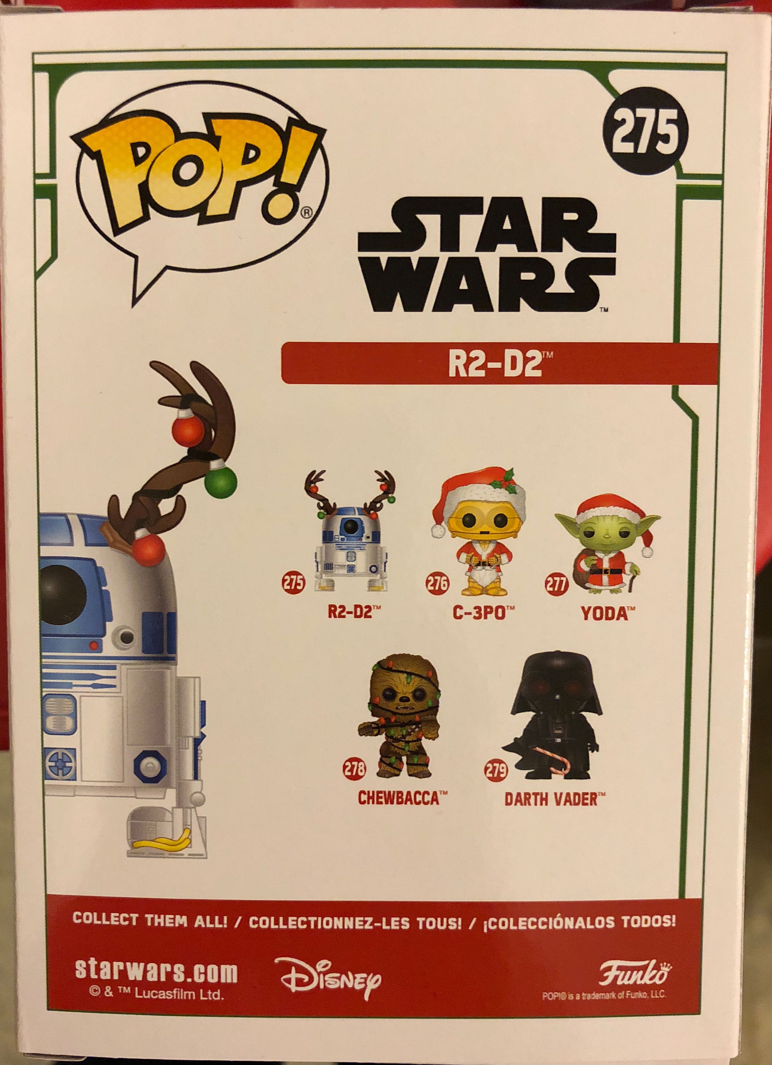 R2-D2 Christmas - Star Wars vinyl figure collectible [Barcode 889698338912] - Main Image 2