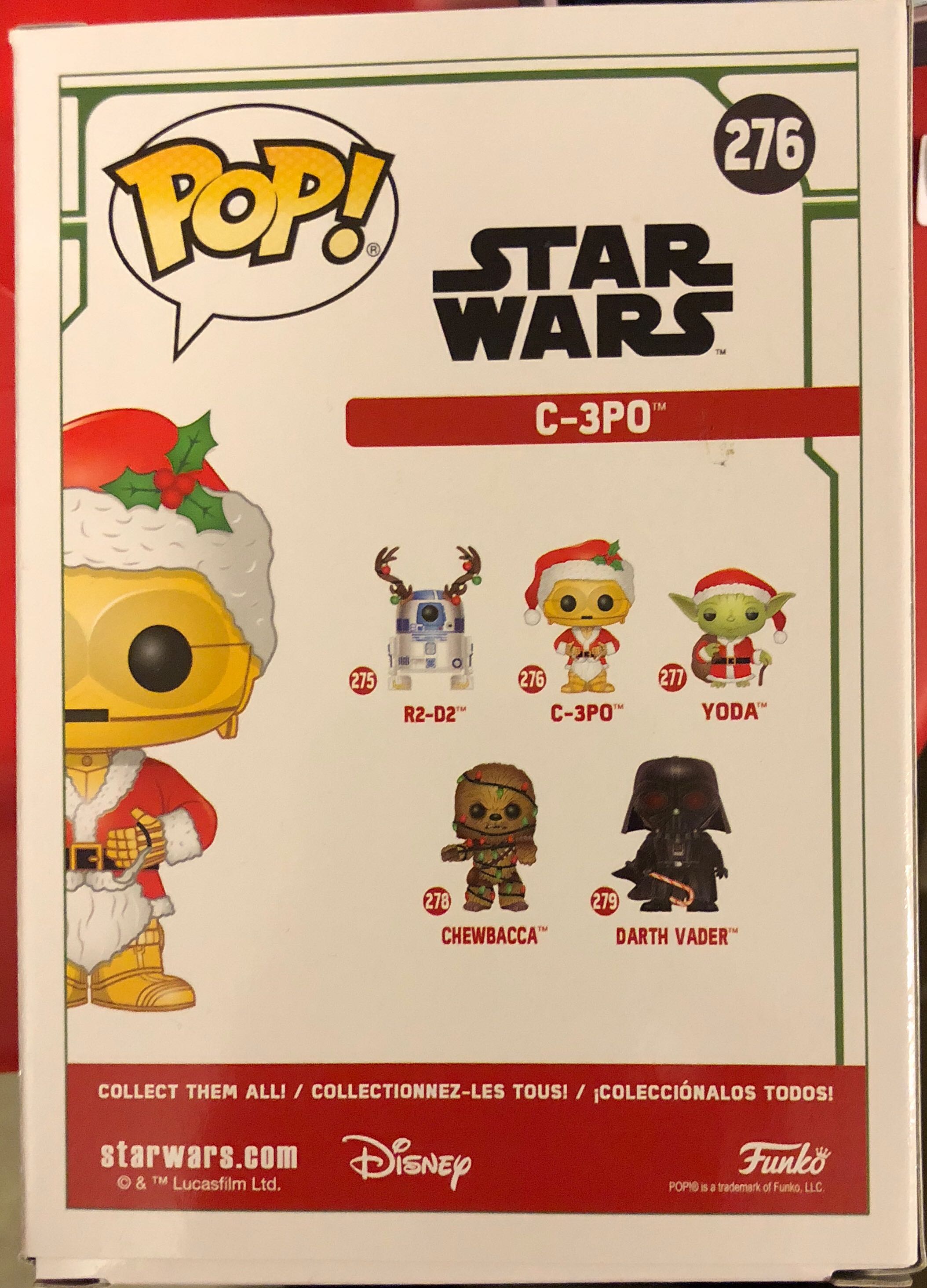 C-3PO Christmas - Star Wars vinyl figure collectible [Barcode 889698338882] - Main Image 2