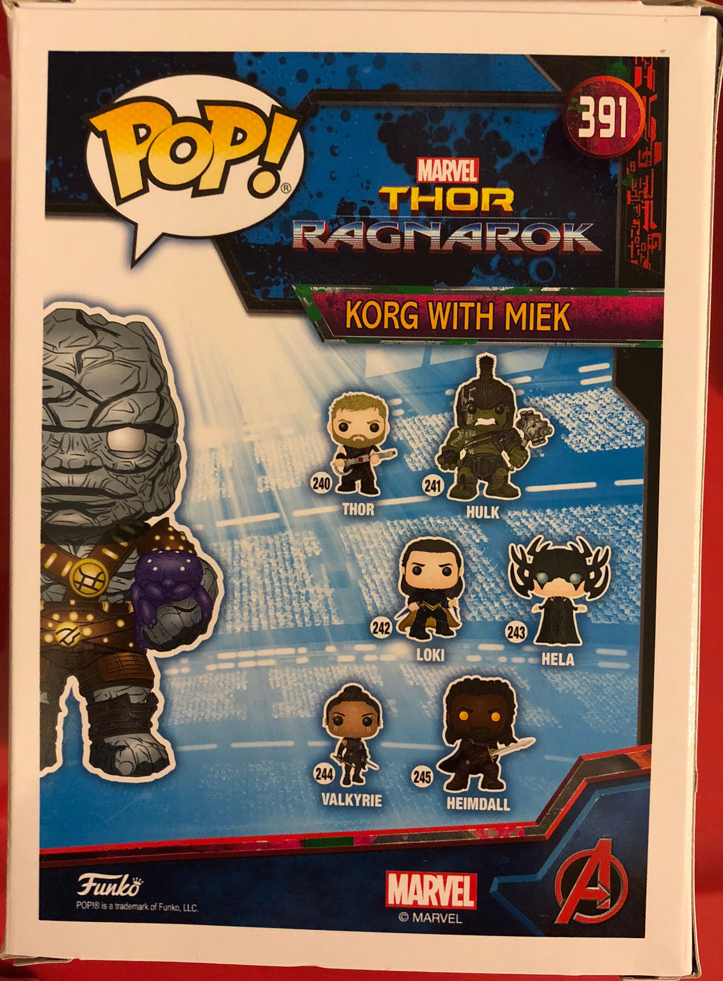 Korg with Miek - Thor vinyl figure collectible [Barcode 889698307635] - Main Image 2