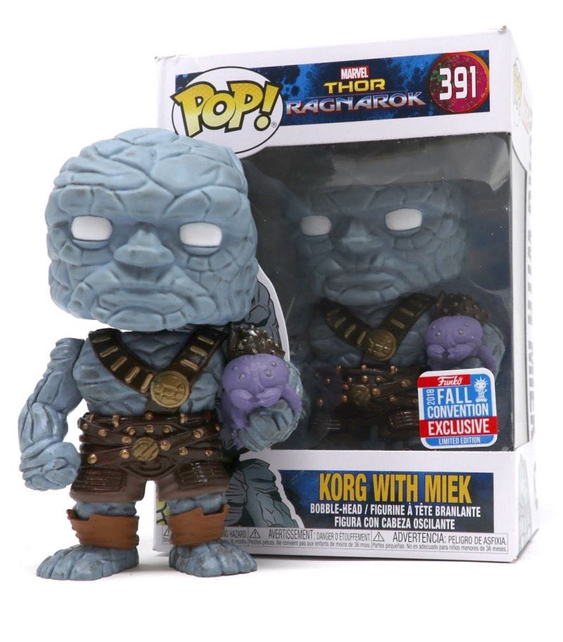 Korg with Miek - Thor vinyl figure collectible [Barcode 889698307635] - Main Image 3