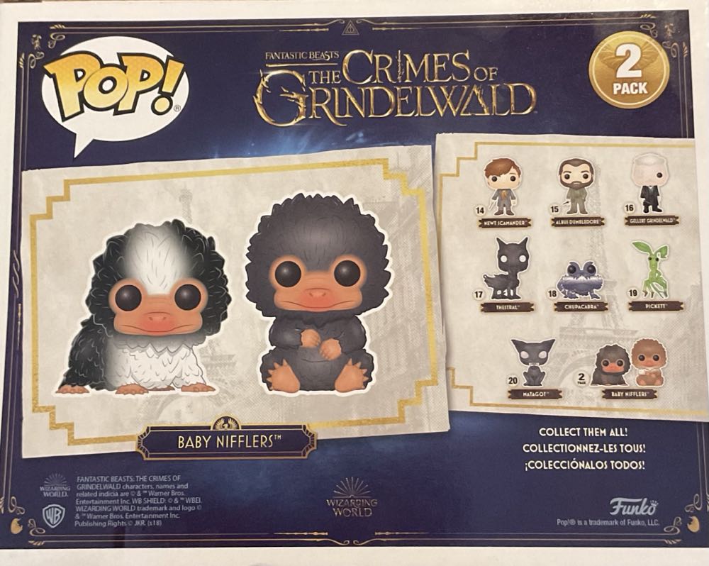 Baby Nifflers - Fantastic Beasts: The Crimes of Grindelwald vinyl figure collectible - Main Image 2