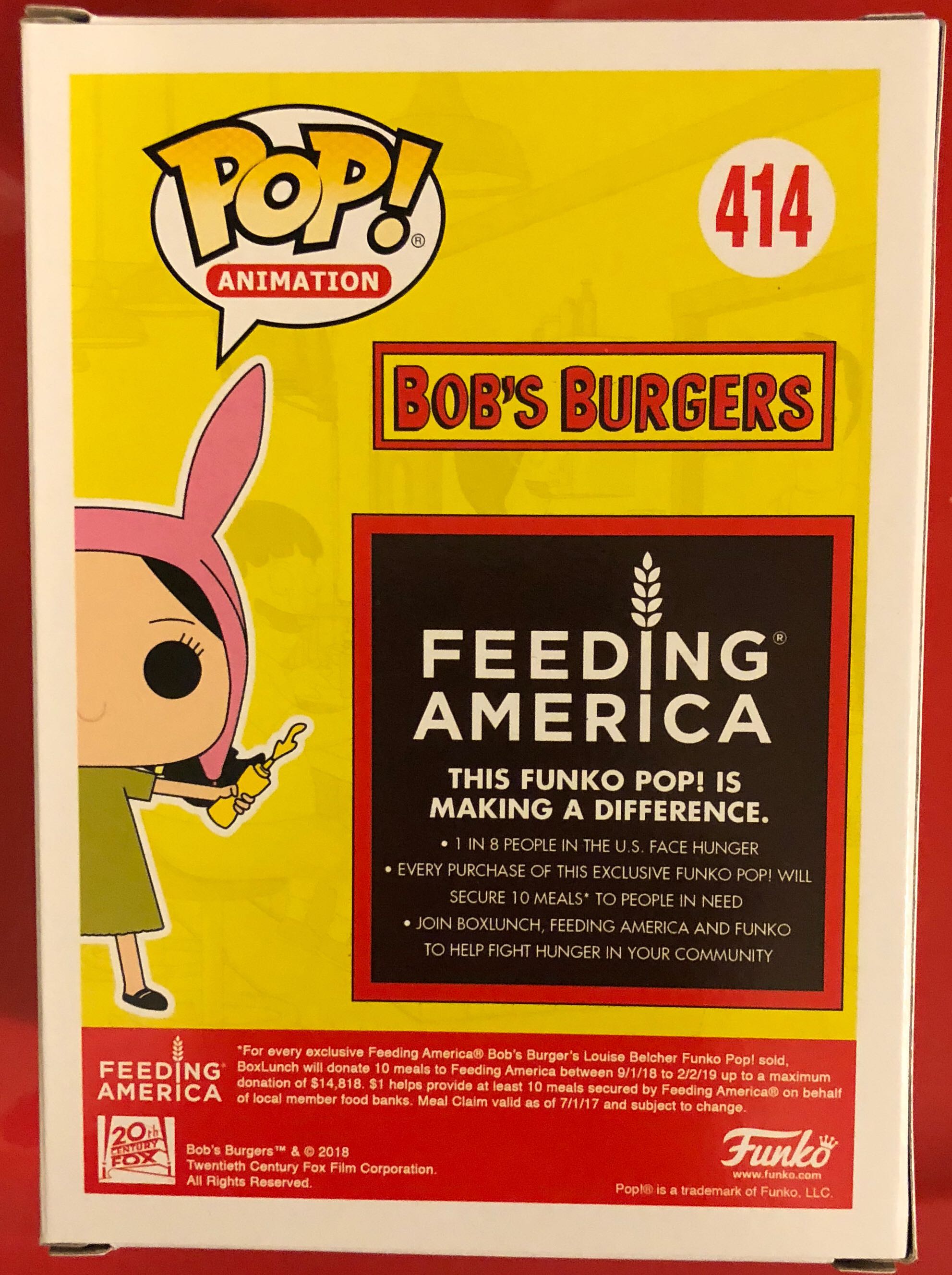 Louise Belcher (With Condiments) $46 - Bob’s Burgers vinyl figure collectible [Barcode 889698319782] - Main Image 2