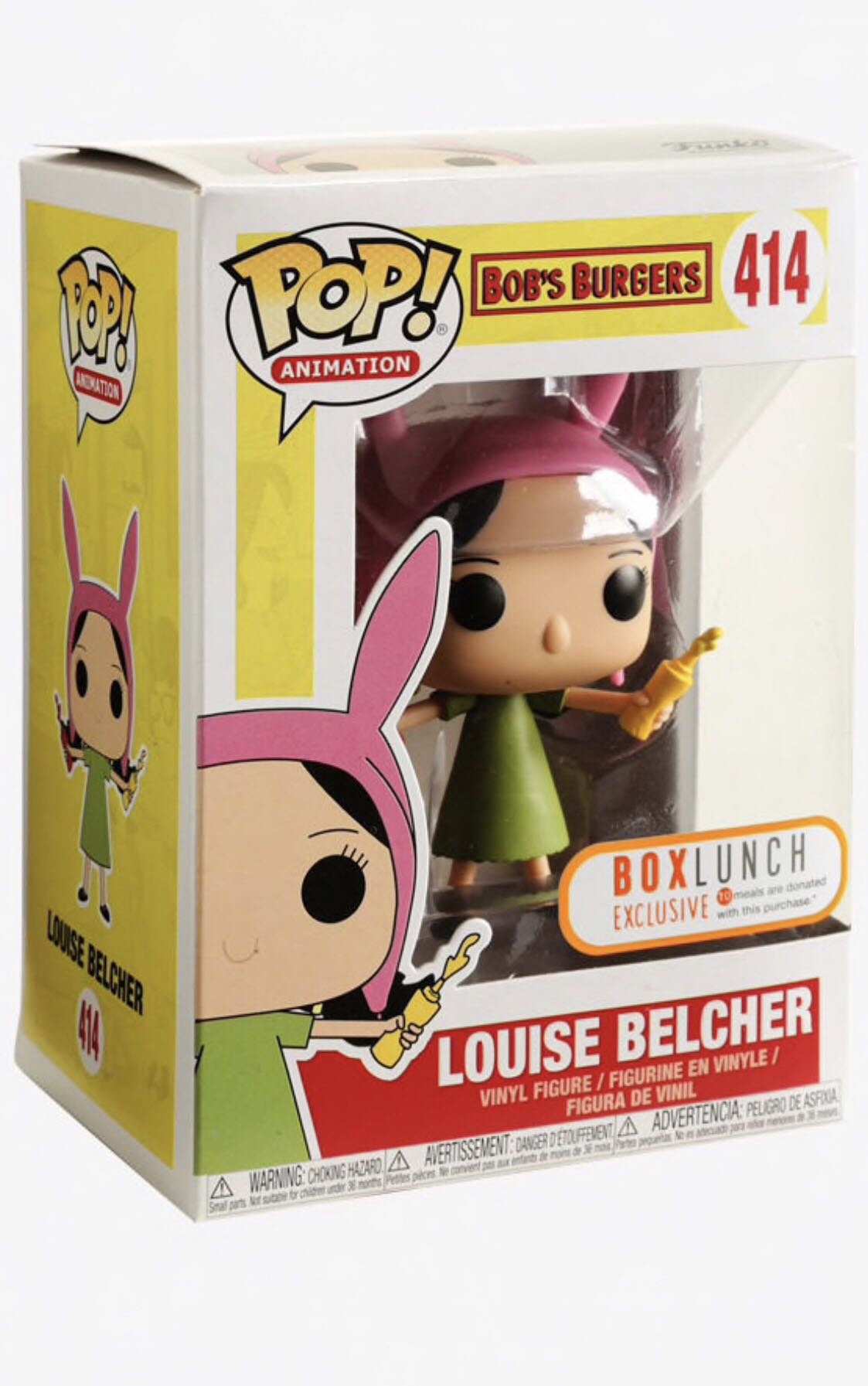 Louise Belcher (With Condiments) $46 - Bob’s Burgers vinyl figure collectible [Barcode 889698319782] - Main Image 3