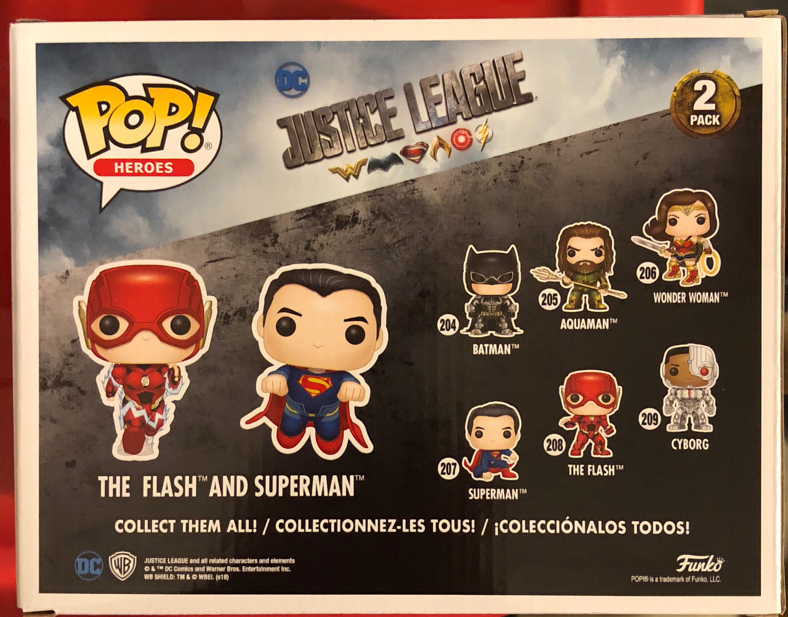 Flash and Superman, The - DC Universe vinyl figure collectible [Barcode 889698344210] - Main Image 2