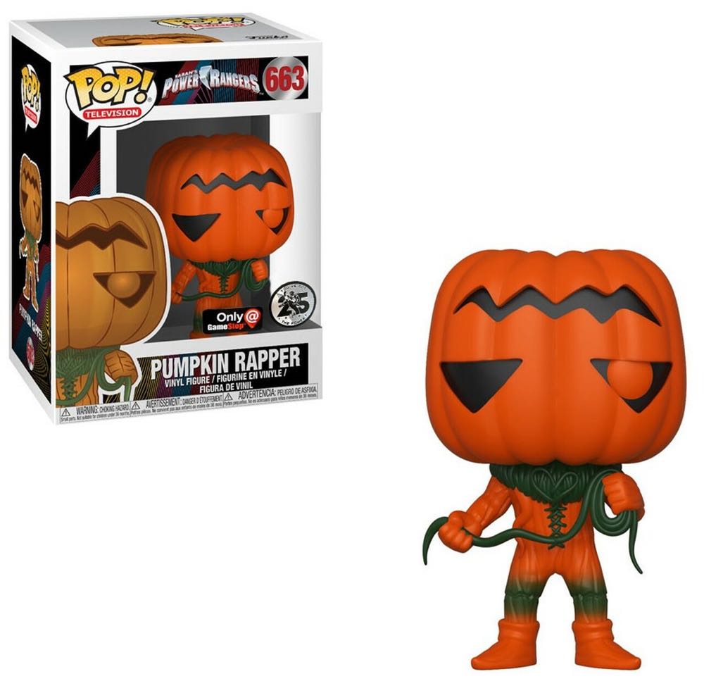 Pumpkin Rapper - Mighty Morphin Power Rangers vinyl figure collectible [Barcode 889698326568] - Main Image 2