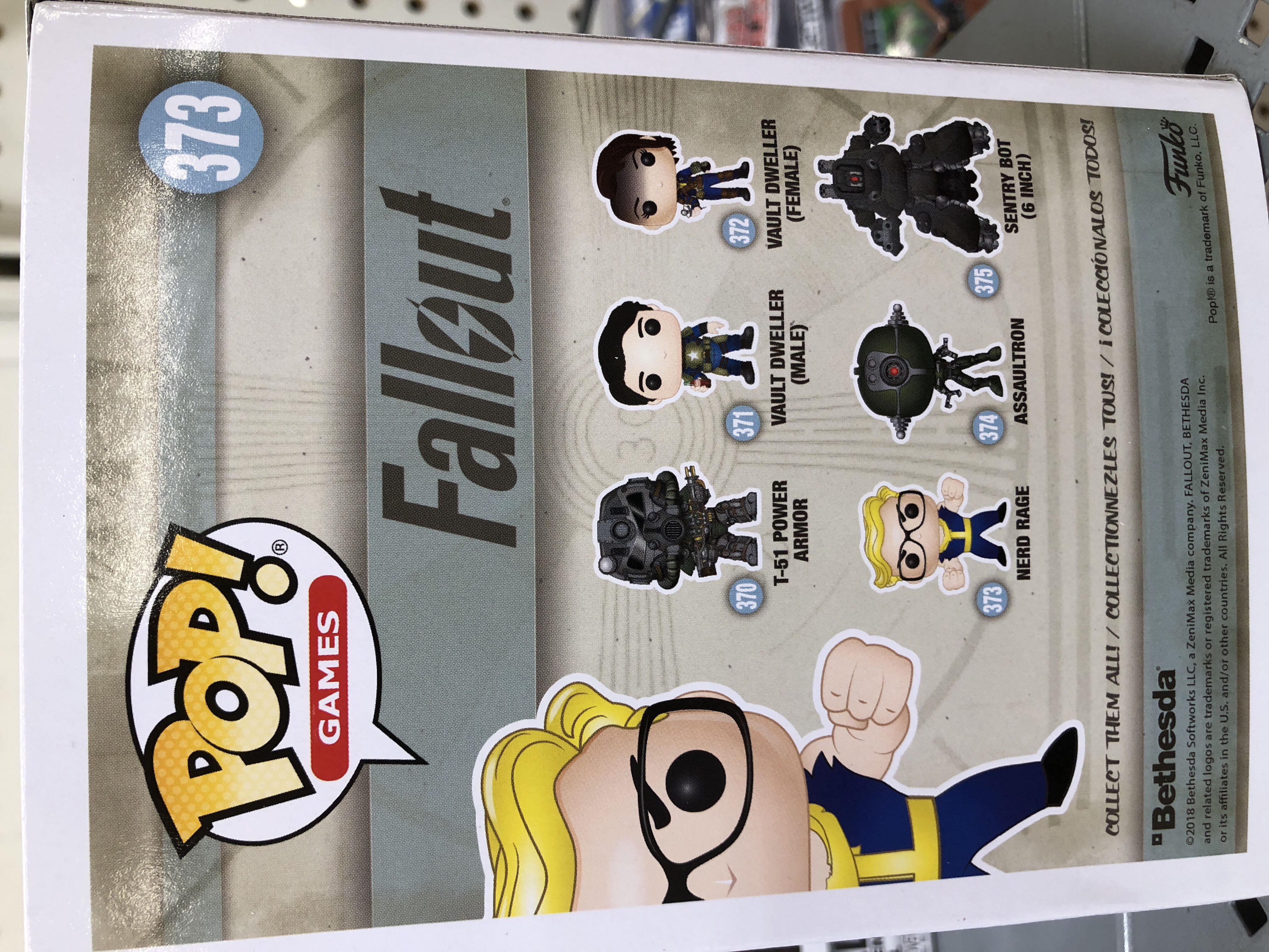 # 373 Nerd Rage - Fallout vinyl figure collectible [Barcode 889698339919] - Main Image 2