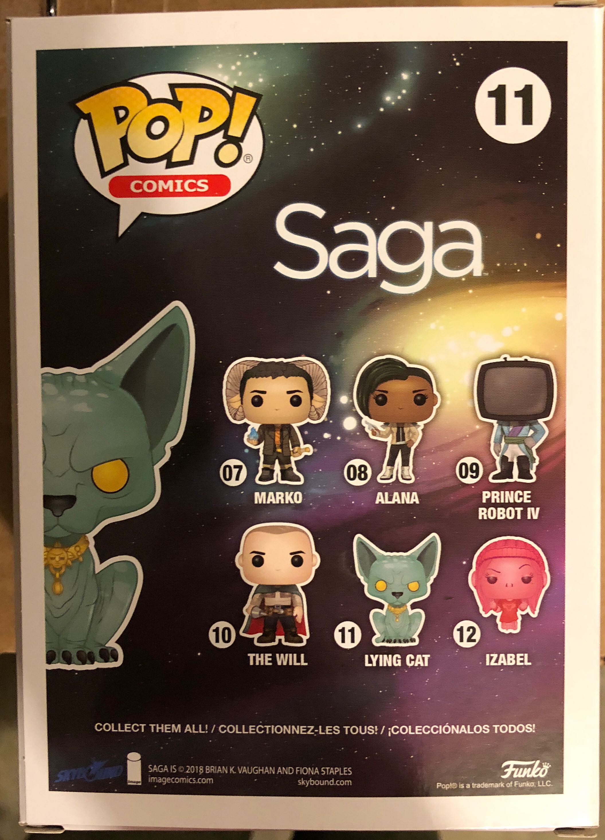 Lying Cat Pop! 11  vinyl figure collectible [Barcode 889698274036] - Main Image 2