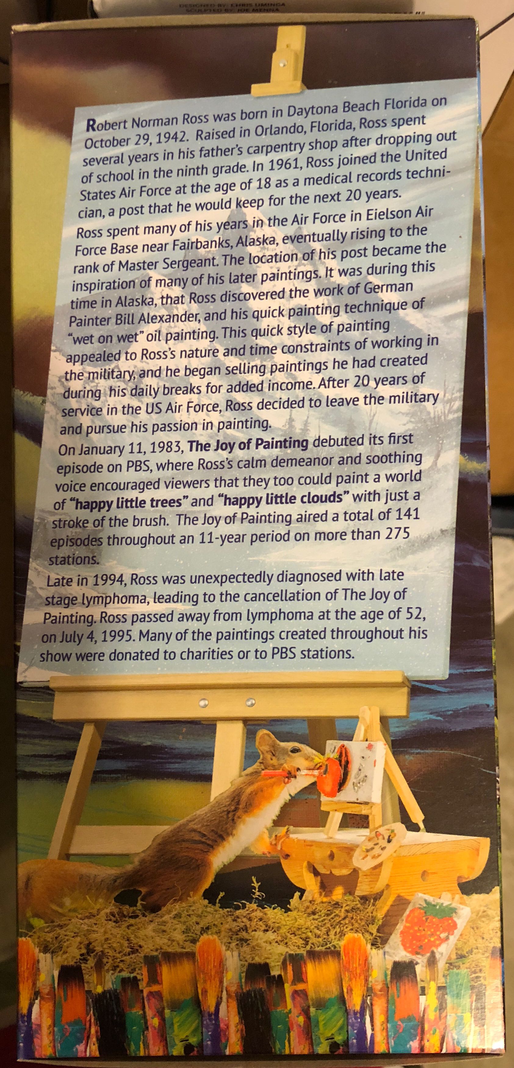 Bob Ross  vinyl figure collectible [Barcode 814089012034] - Main Image 3