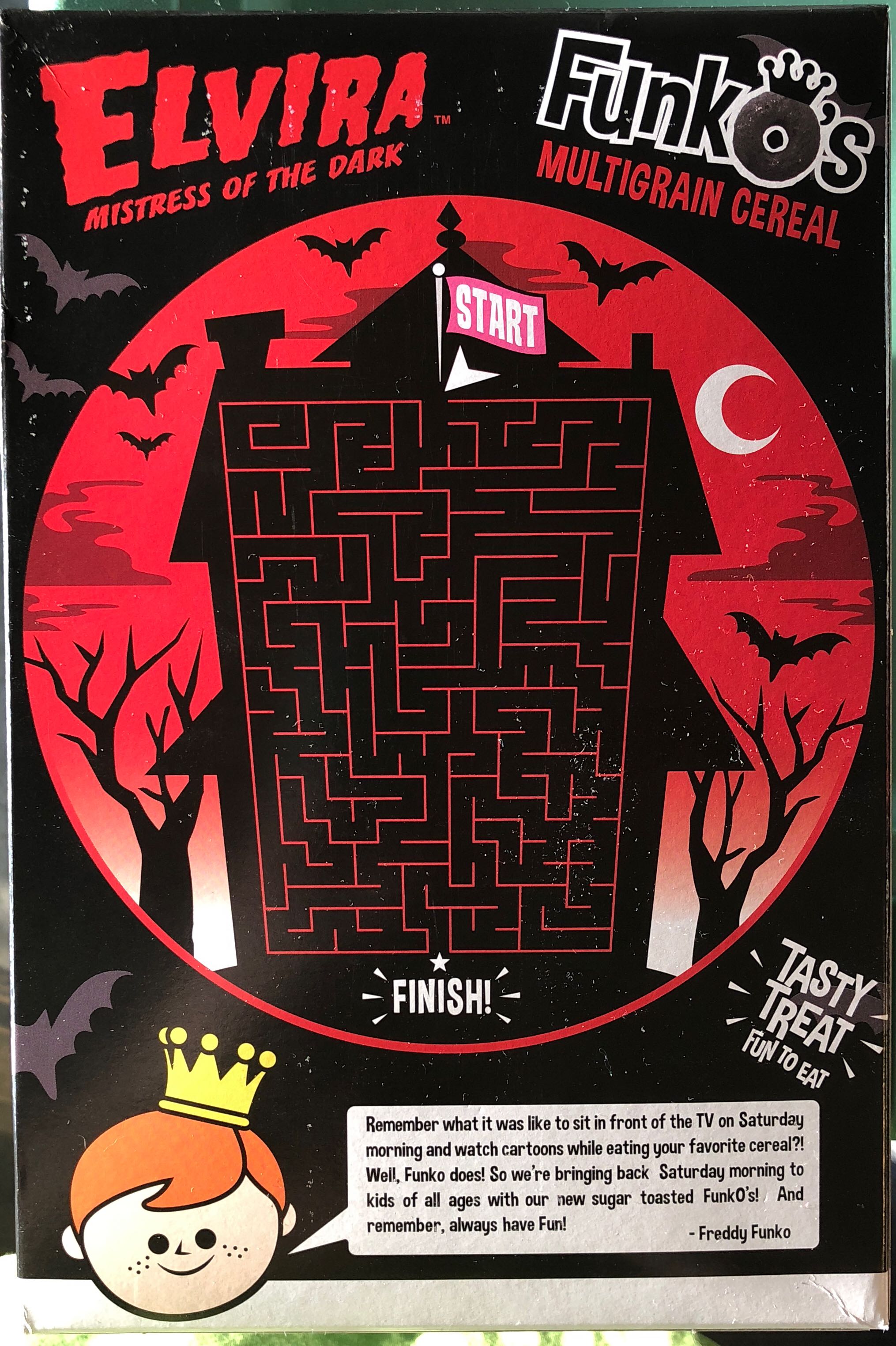 Elvira Funko’s Cereal  vinyl figure collectible [Barcode 11428980] - Main Image 2