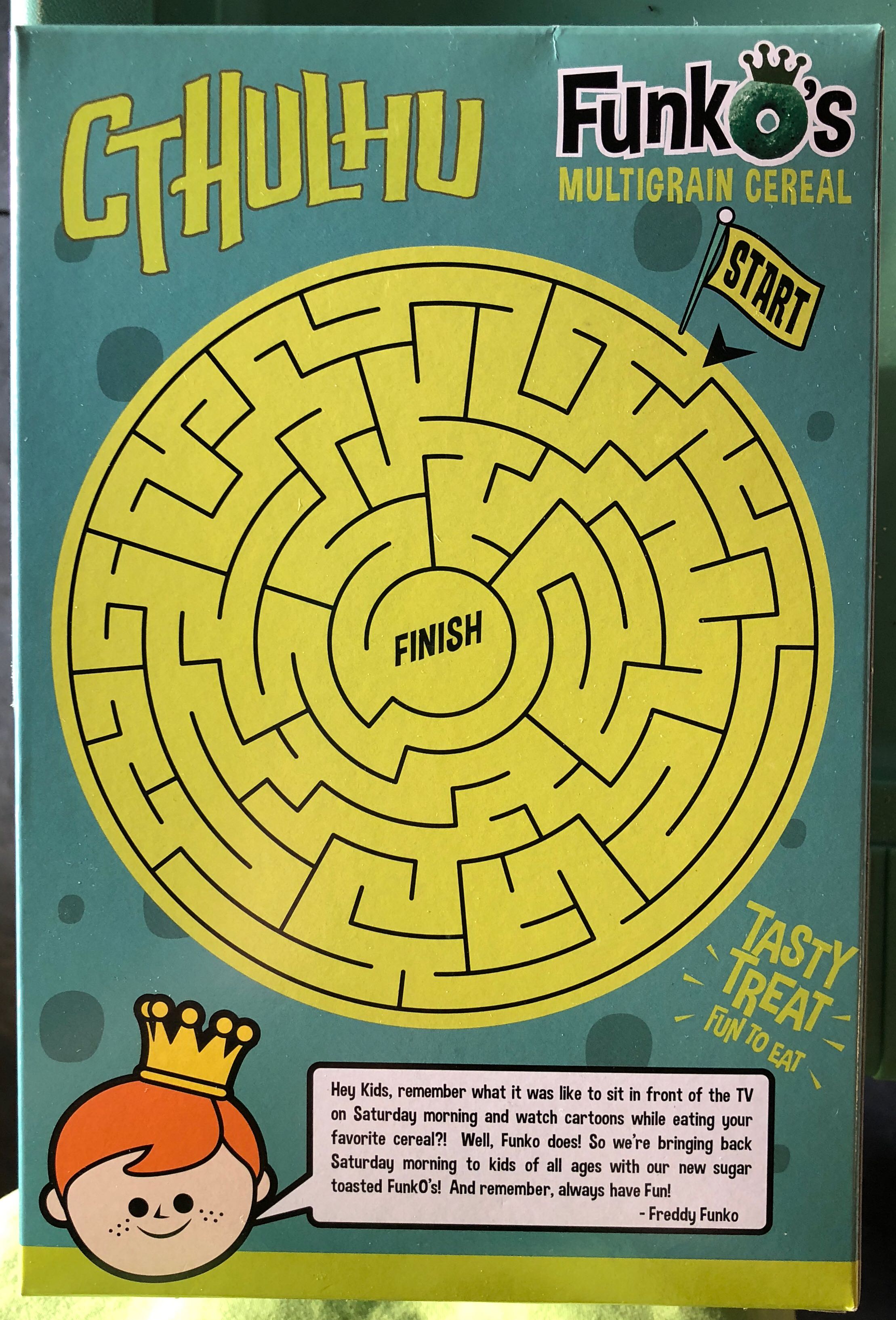 Cthulhu Funko’s Cereal   vinyl figure collectible [Barcode 889698352109] - Main Image 2