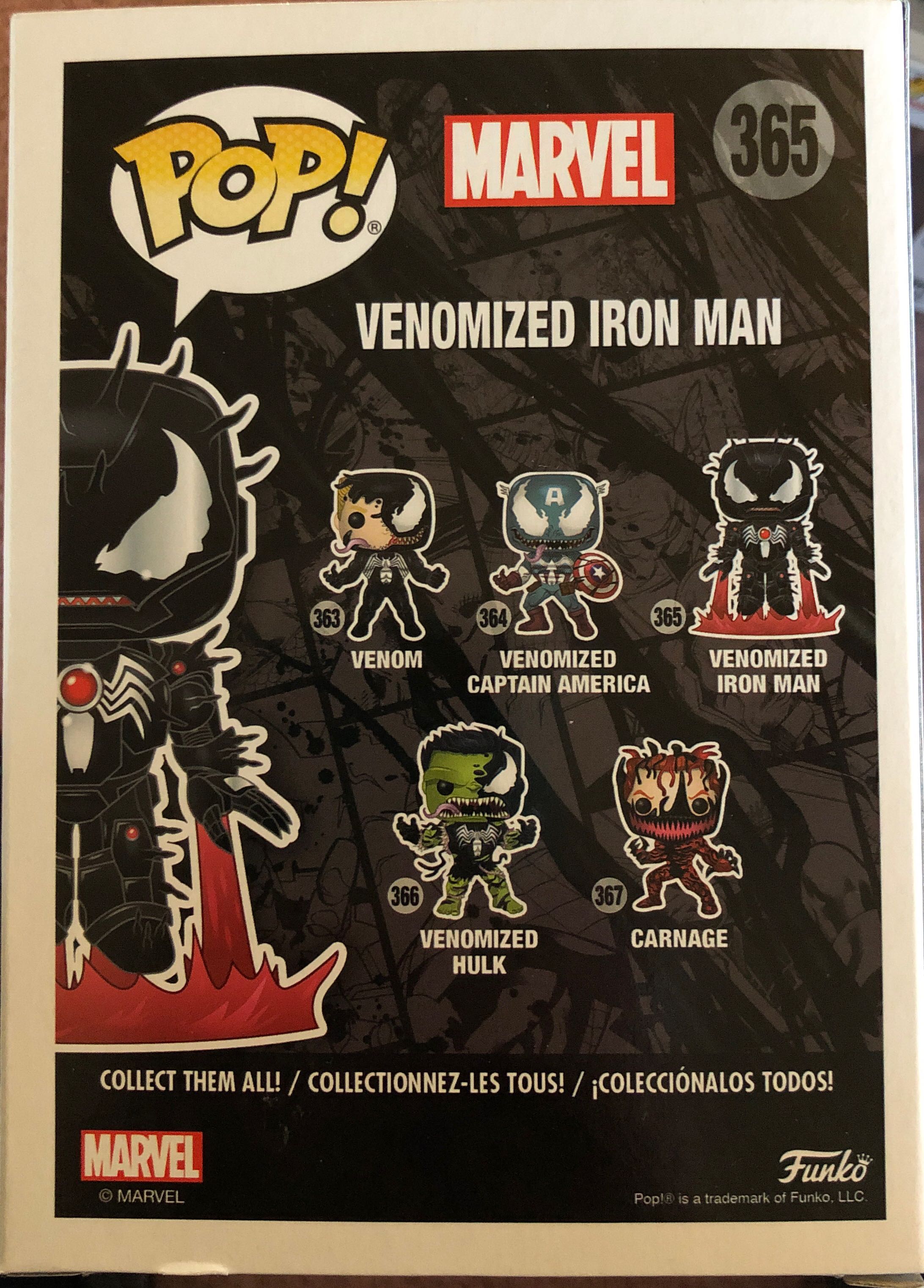 Venomized Iron Man - Marvel Universe vinyl figure collectible [Barcode 889698326872] - Main Image 2