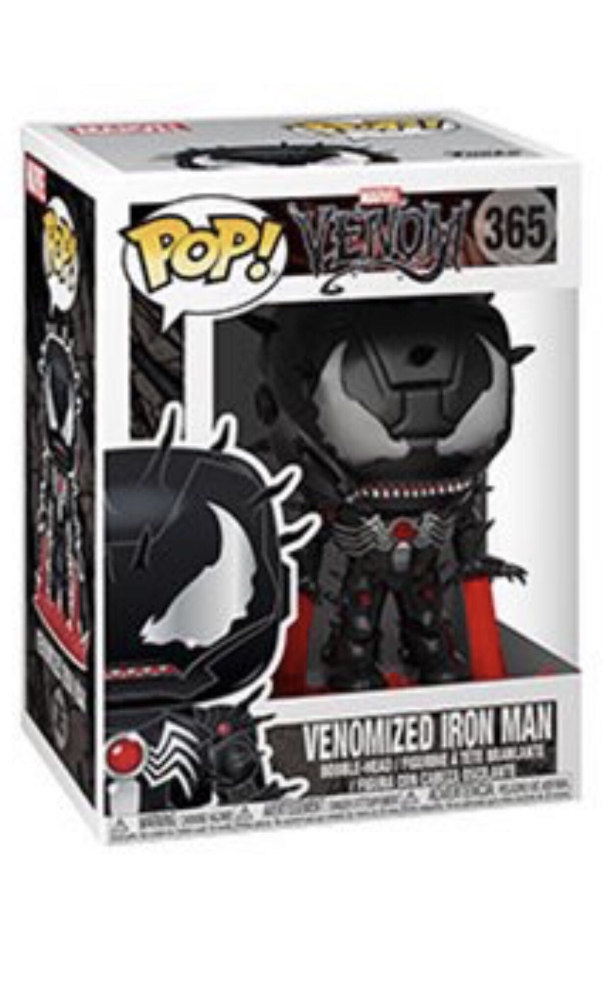 Venomized Iron Man - Marvel Universe vinyl figure collectible [Barcode 889698326872] - Main Image 3