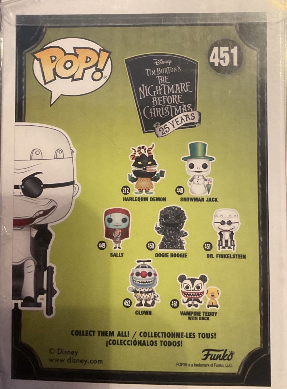 Dr. Finkelstein - The Nightmare Before Christmas vinyl figure collectible [Barcode 889698328395] - Main Image 3