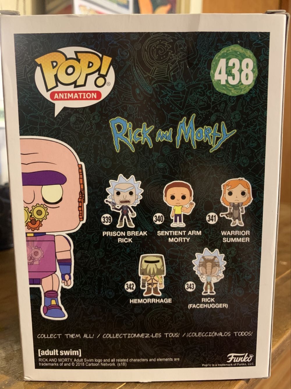 Gearhead - 438 Rick And Morty Funko Pop Animation - Rick & Morty vinyl figure collectible [Barcode 889698348409] - Main Image 4