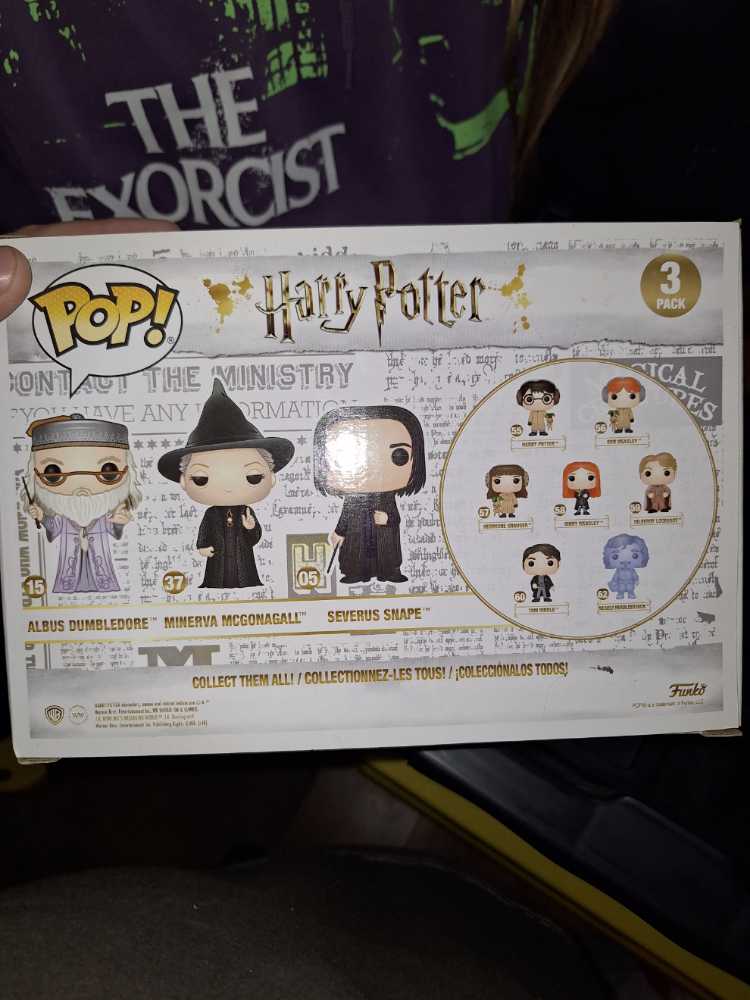 Harry Potter: Albus Dumbledore, Minerva McGonagall & Severus Snape 3 Pack - Harry Potter vinyl figure collectible [Barcode 889698334136] - Main Image 2
