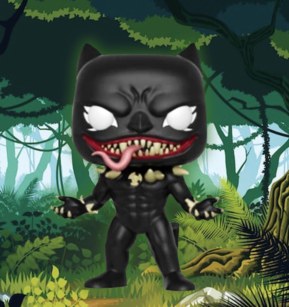 Venomized Black Panther - Venom vinyl figure collectible [Barcode 889698345316] - Main Image 3