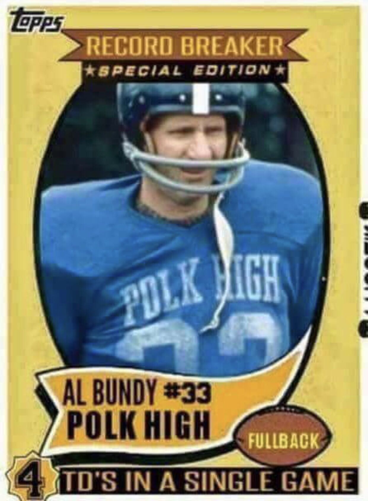 Married With Children Al Bundy (football) $36 - Married With Children vinyl figure collectible [Barcode 889698338288] - Main Image 4