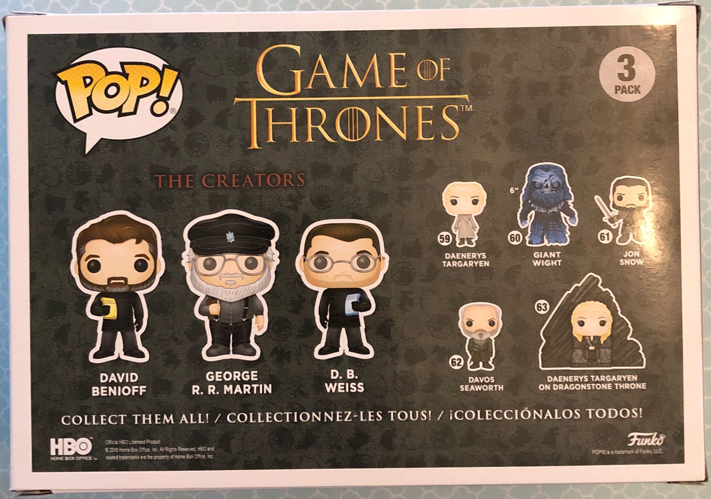 Creators, The - Game of Thrones vinyl figure collectible [Barcode 889698343626] - Main Image 2