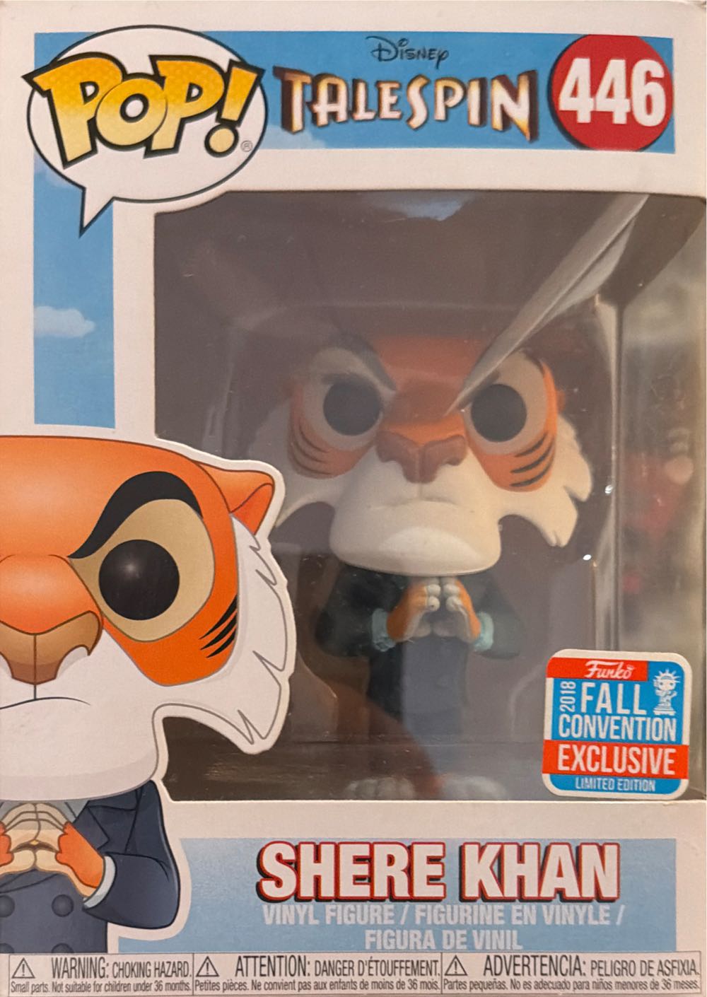Talespin -446- Shere Khan - Disney vinyl figure collectible [Barcode 889698347587] - Main Image 4