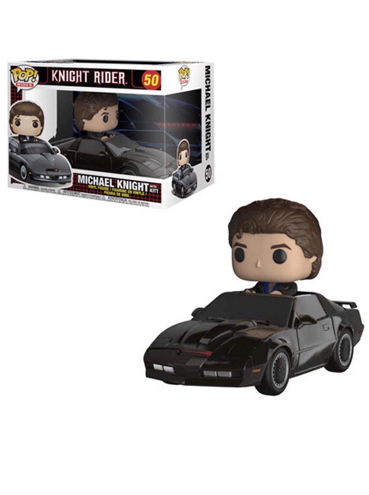 Michael Knight with KITT  vinyl figure collectible [Barcode 889698327213] - Main Image 2