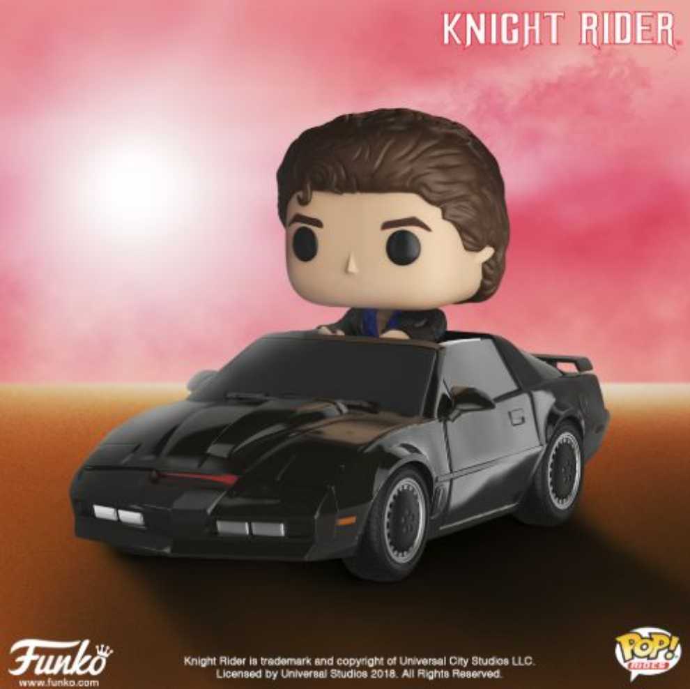 Michael Knight with KITT  vinyl figure collectible [Barcode 889698327213] - Main Image 4