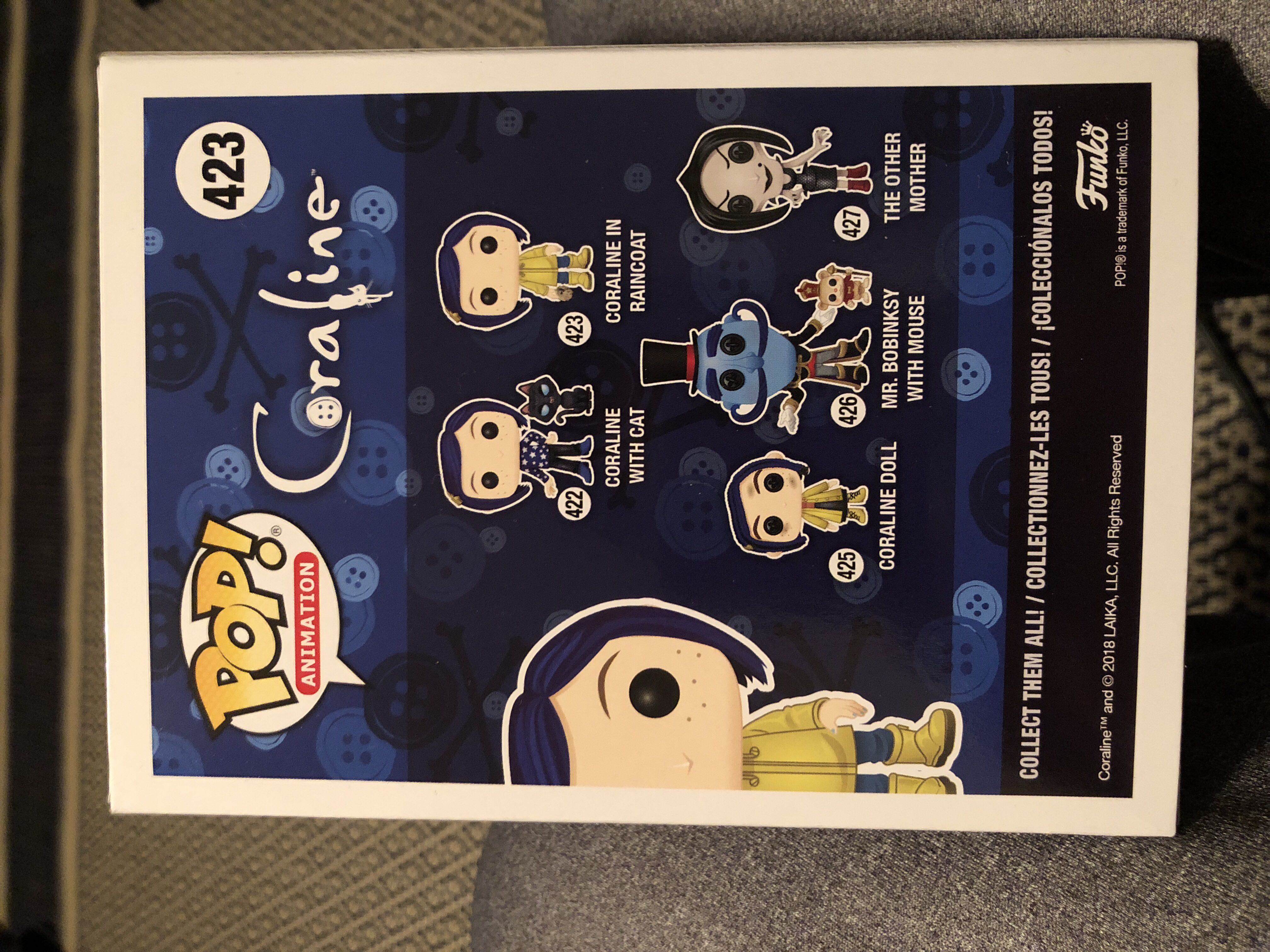 Coraline In Raincoat  vinyl figure collectible [Barcode 889698328135] - Main Image 2