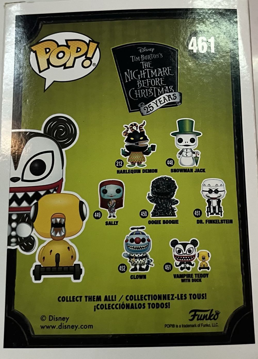 Vampire Teddy With Duck - The Nightmare Before Christmas vinyl figure collectible [Barcode 889698344296] - Main Image 4