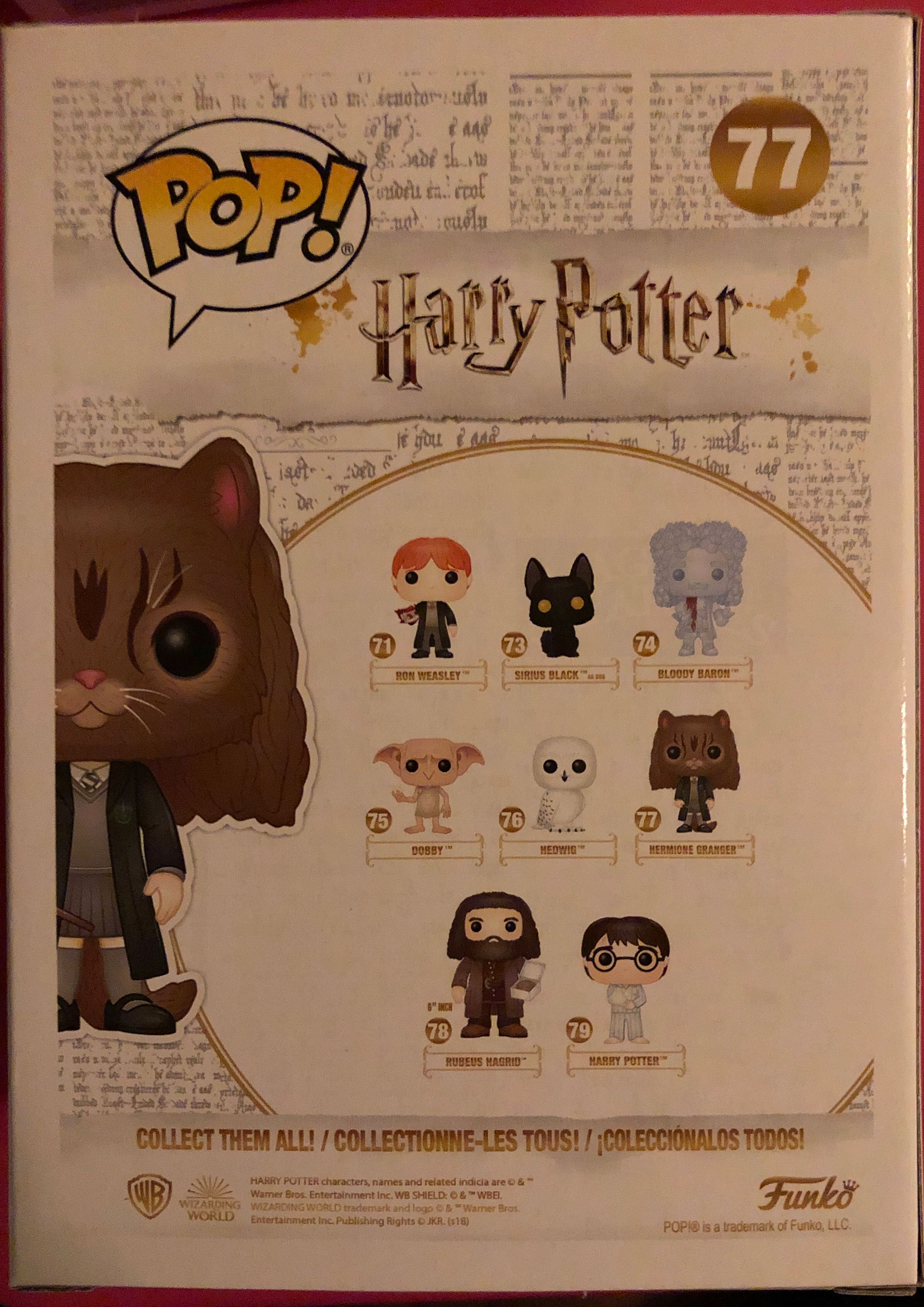 Hermione Granger (Cat) - Harry Potter vinyl figure collectible [Barcode 889698355094] - Main Image 2