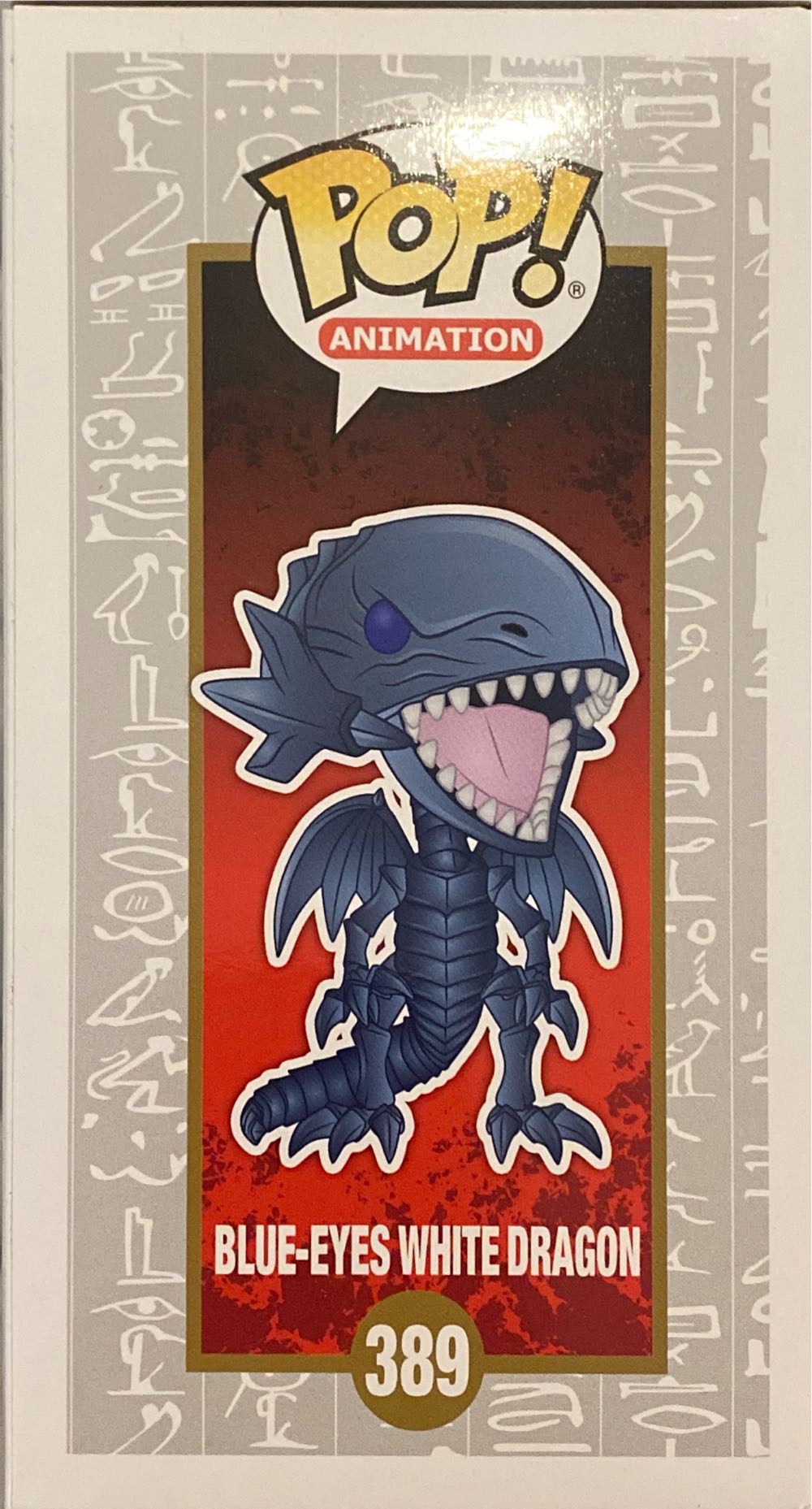 #389: Blue-Eyes White Dragon  vinyl figure collectible [Barcode 889698274517] - Main Image 2