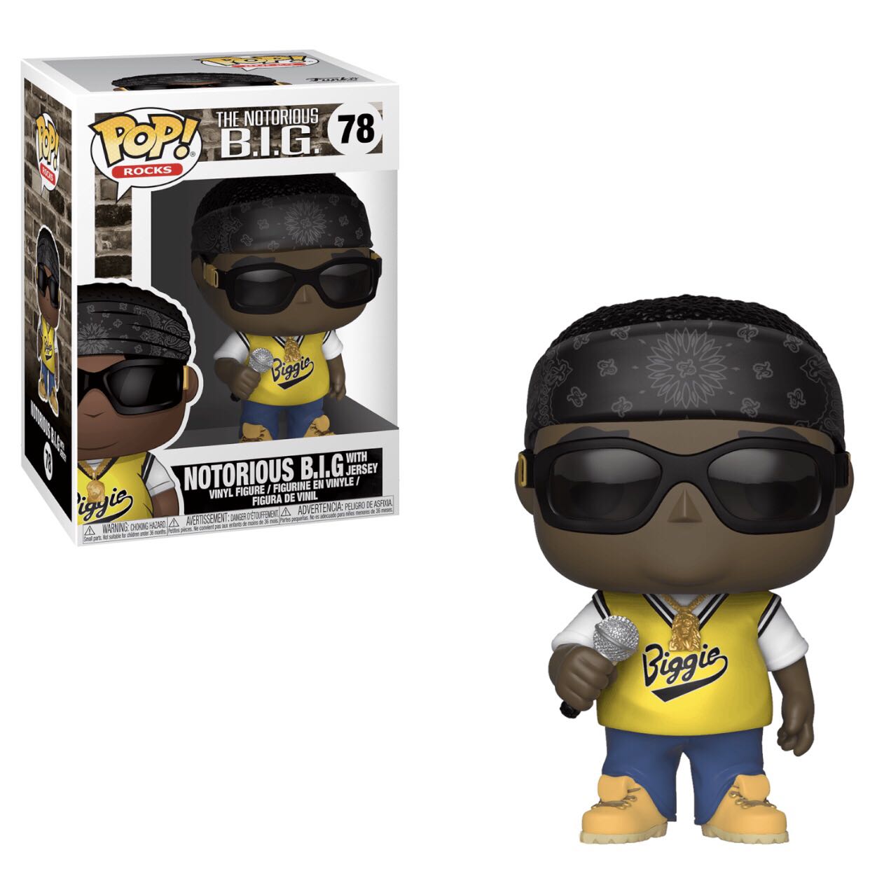 Notorious B.I.G (With Jersey) - Notorious B.I.G. vinyl figure collectible [Barcode 889698315548] - Main Image 2