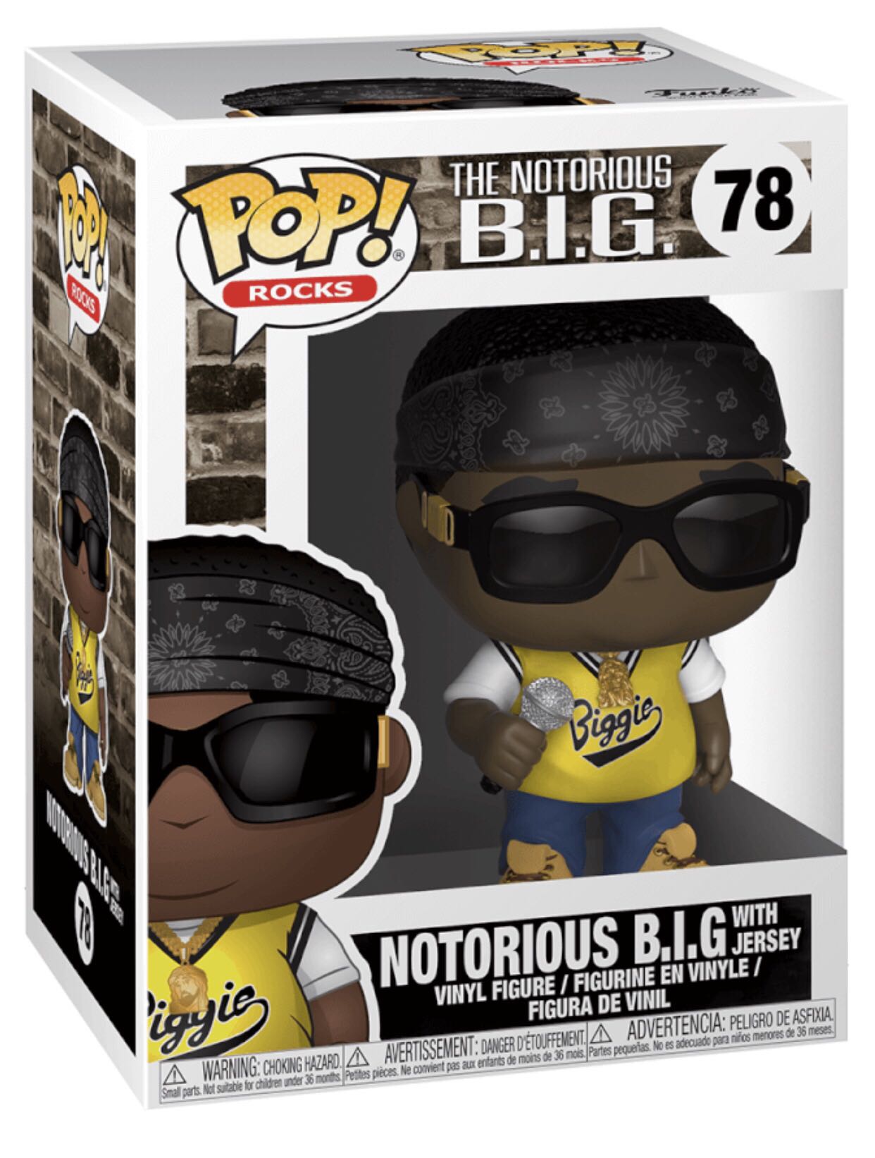 Notorious B.I.G (With Jersey) - Notorious B.I.G. vinyl figure collectible [Barcode 889698315548] - Main Image 3