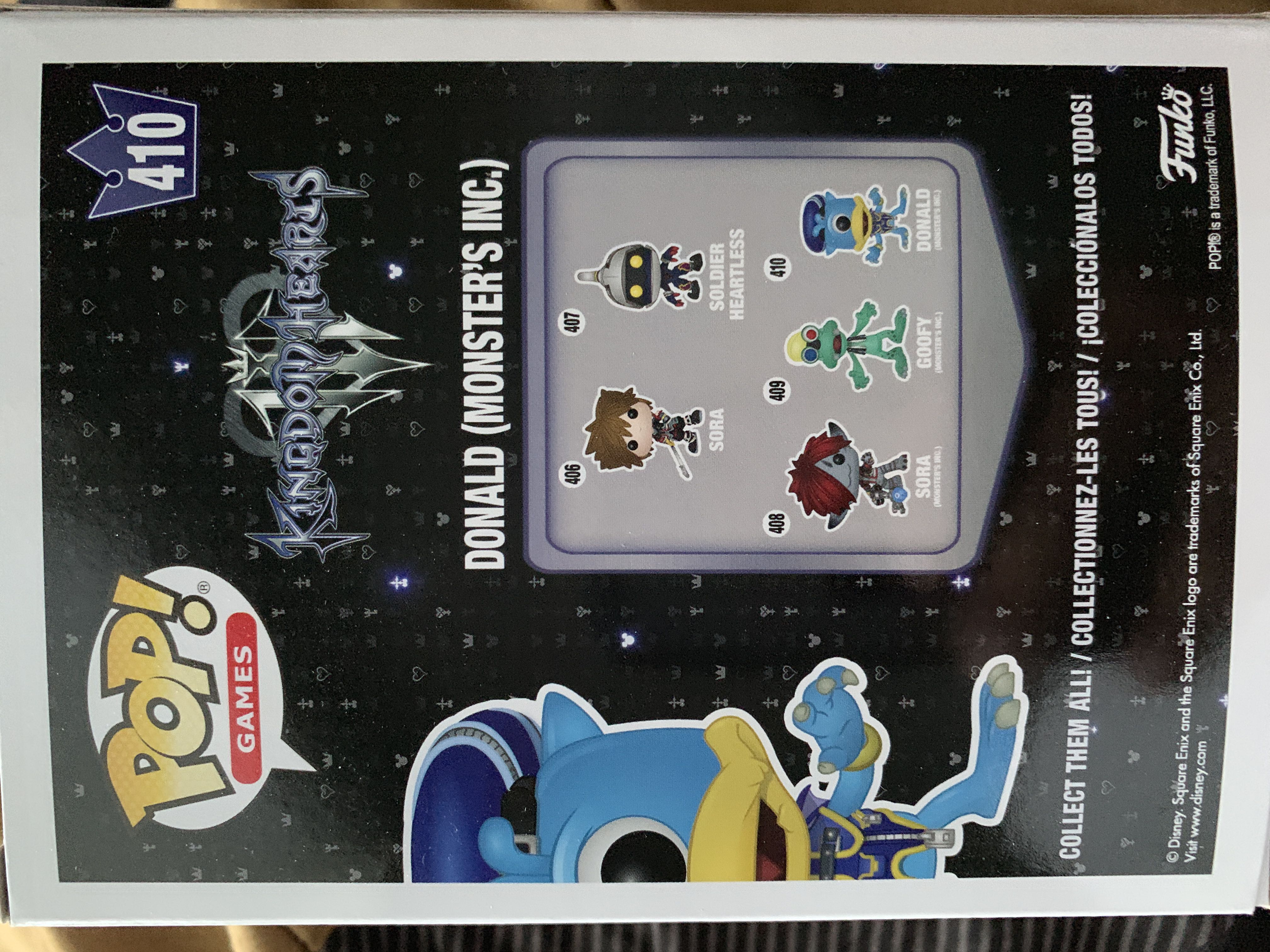 Donald (Monsters, Inc) - Kingdom Hearts vinyl figure collectible [Barcode 11570654] - Main Image 2