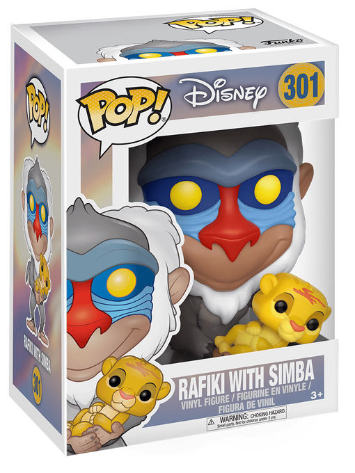 Funko Pop! Disney: Rafiki With Simba - The Lion King vinyl figure collectible [Barcode 889698200950] - Main Image 2