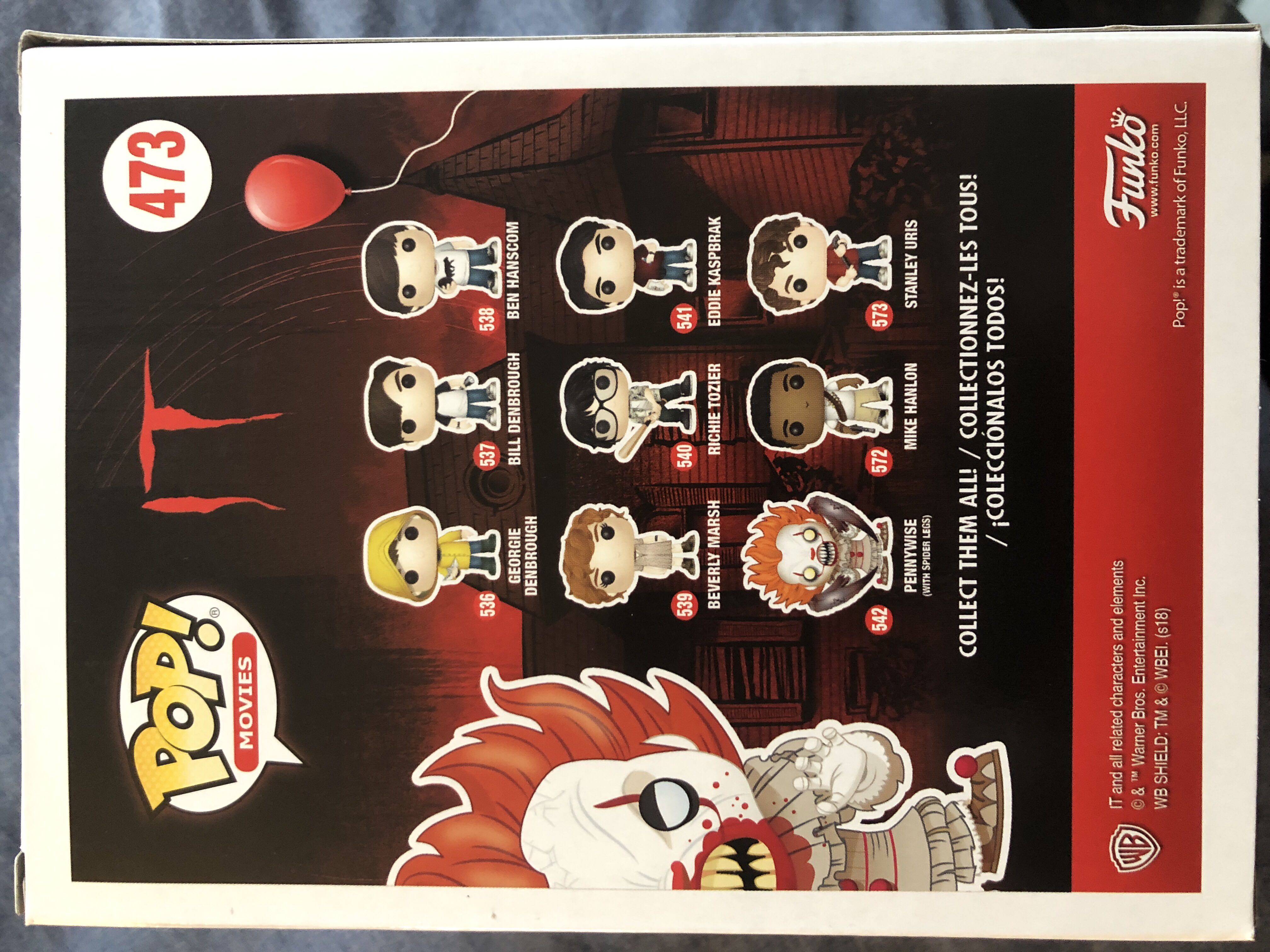 Pennywise With Teeth - It vinyl figure collectible [Barcode 889698360432] - Main Image 3