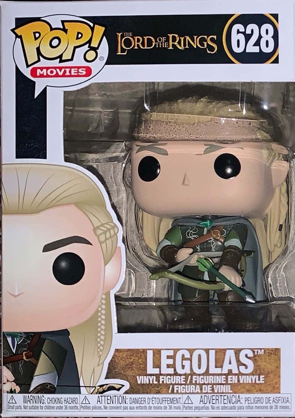 Legolas #628 - The Lord of the Rings vinyl figure collectible [Barcode 889698332477] - Main Image 4