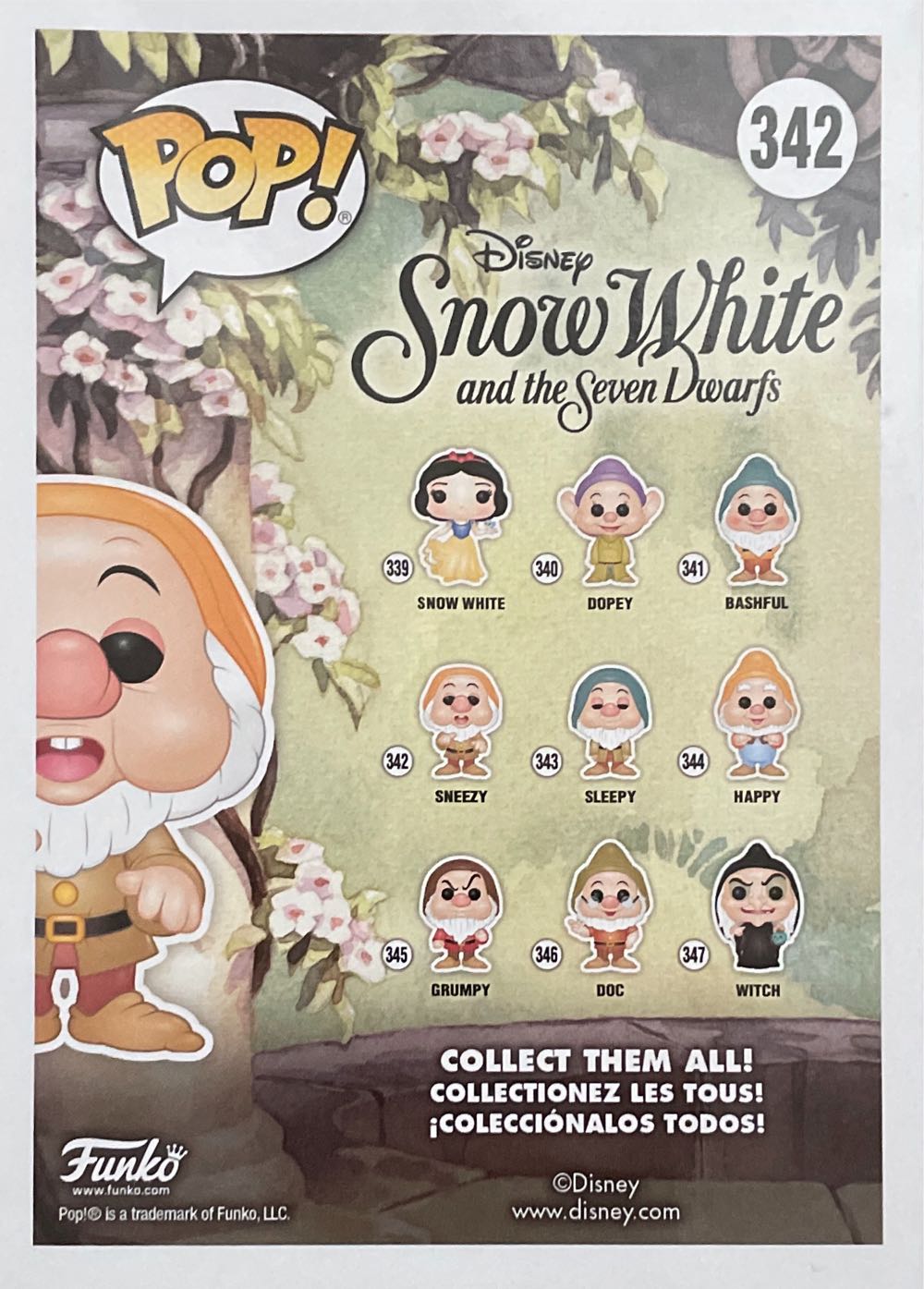 Sneezy - Disney vinyl figure collectible [Barcode 889698217224] - Main Image 2