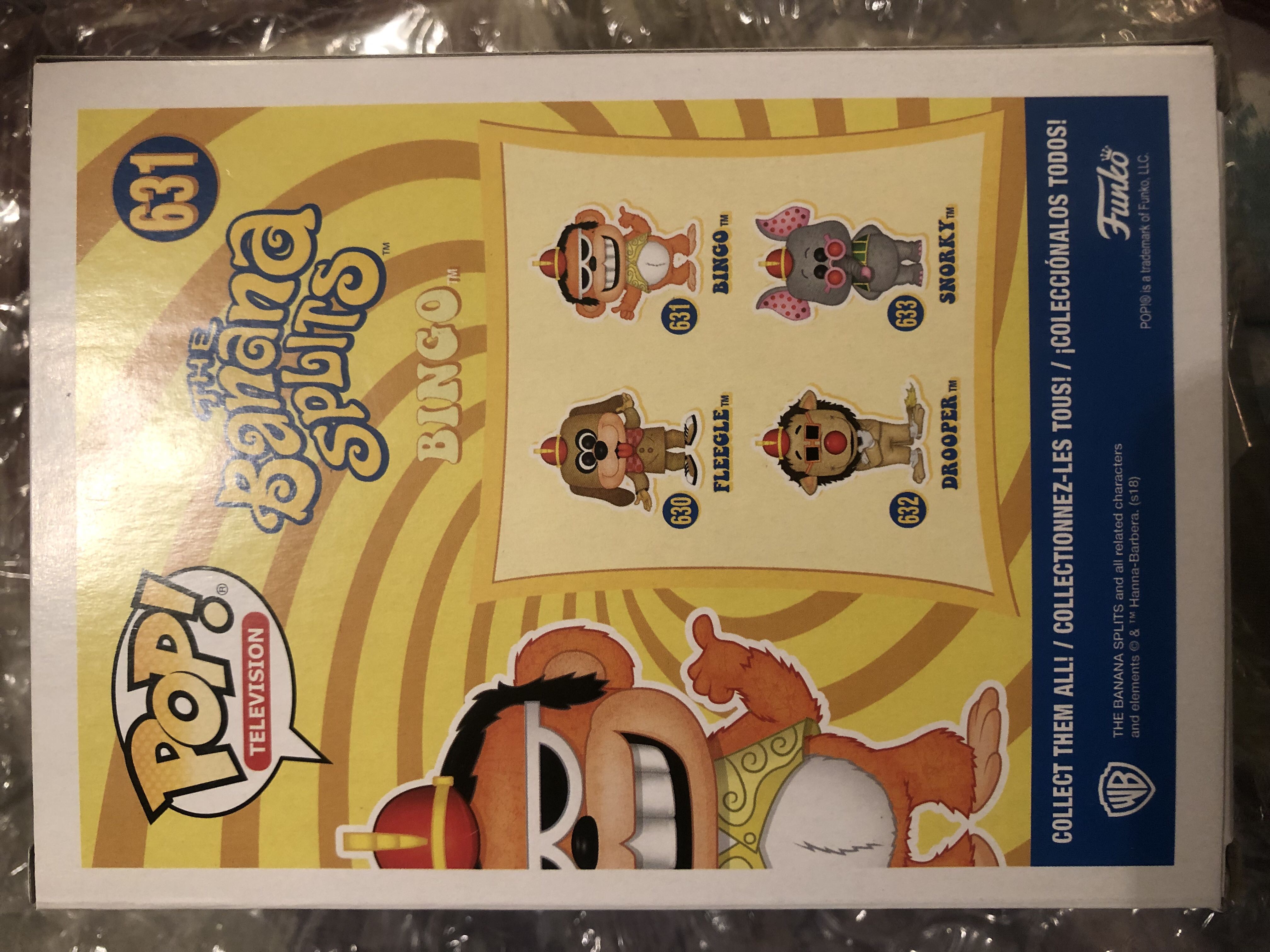 Banana Splits Bingo $55 - Hanna-Barbera vinyl figure collectible [Barcode 889698303019] - Main Image 2