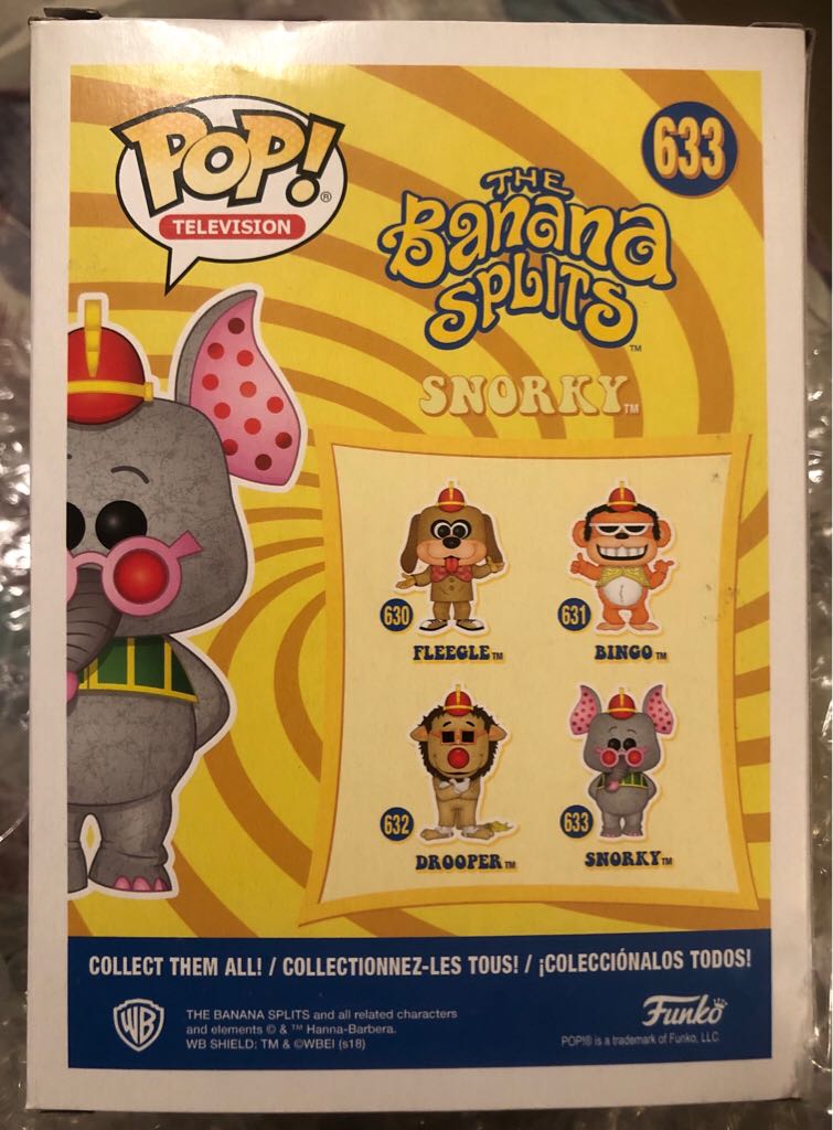 Banana Splits Snorky $90 - Hanna-Barbera vinyl figure collectible [Barcode 889698300520] - Main Image 2