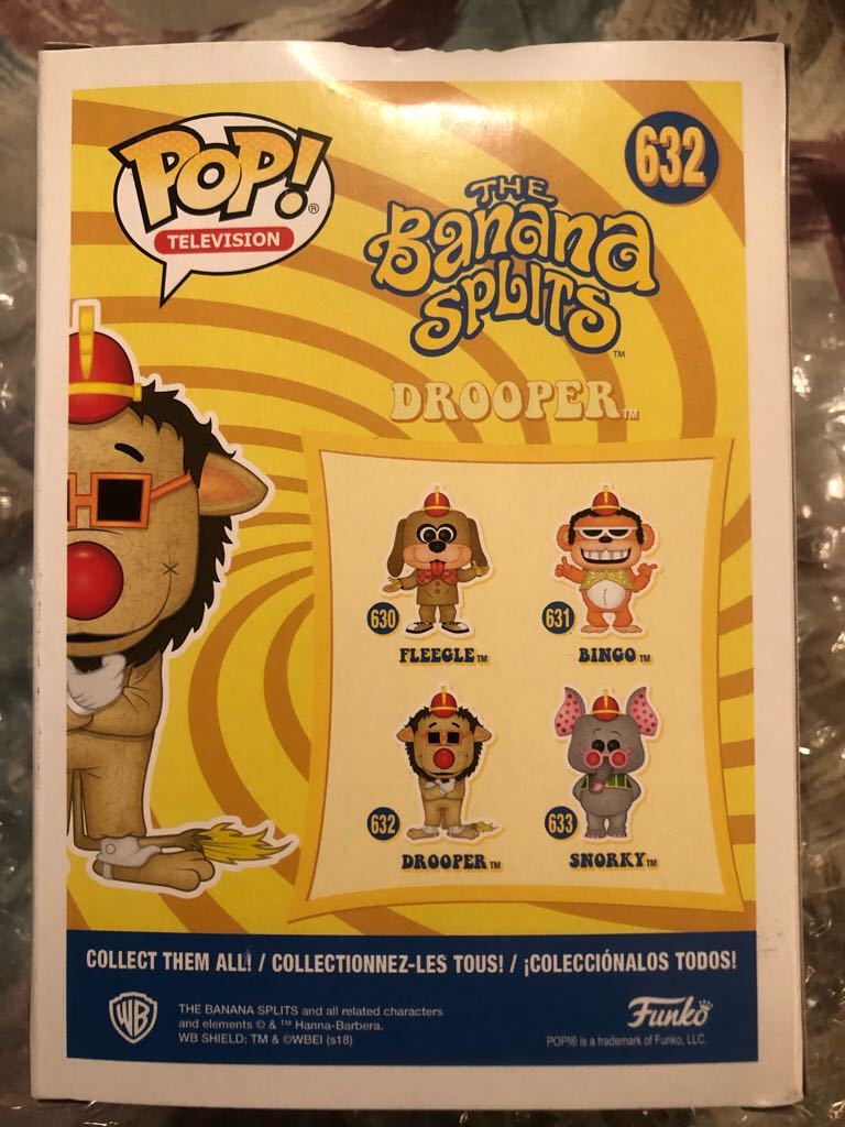 Banana Splits Dropper $55 - Hanna-Barbera vinyl figure collectible [Barcode 889698303040] - Main Image 2