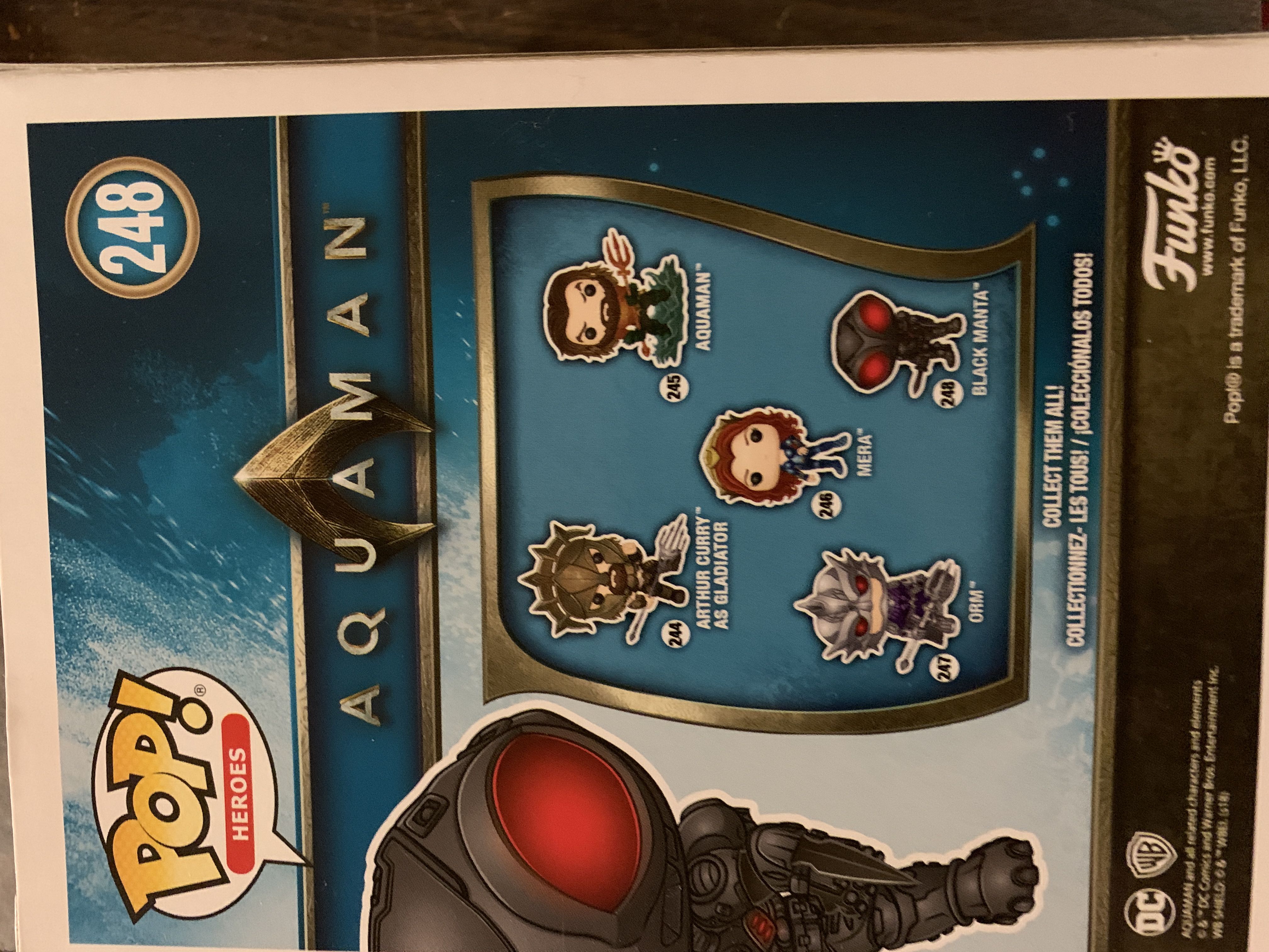 Black Manta - DC Universe vinyl figure collectible [Barcode 889698345750] - Main Image 2