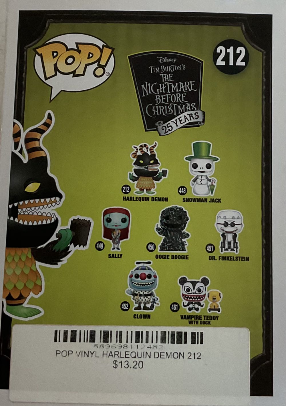 NBC Harlequin Demon - Disney vinyl figure collectible [Barcode 889698112482] - Main Image 3