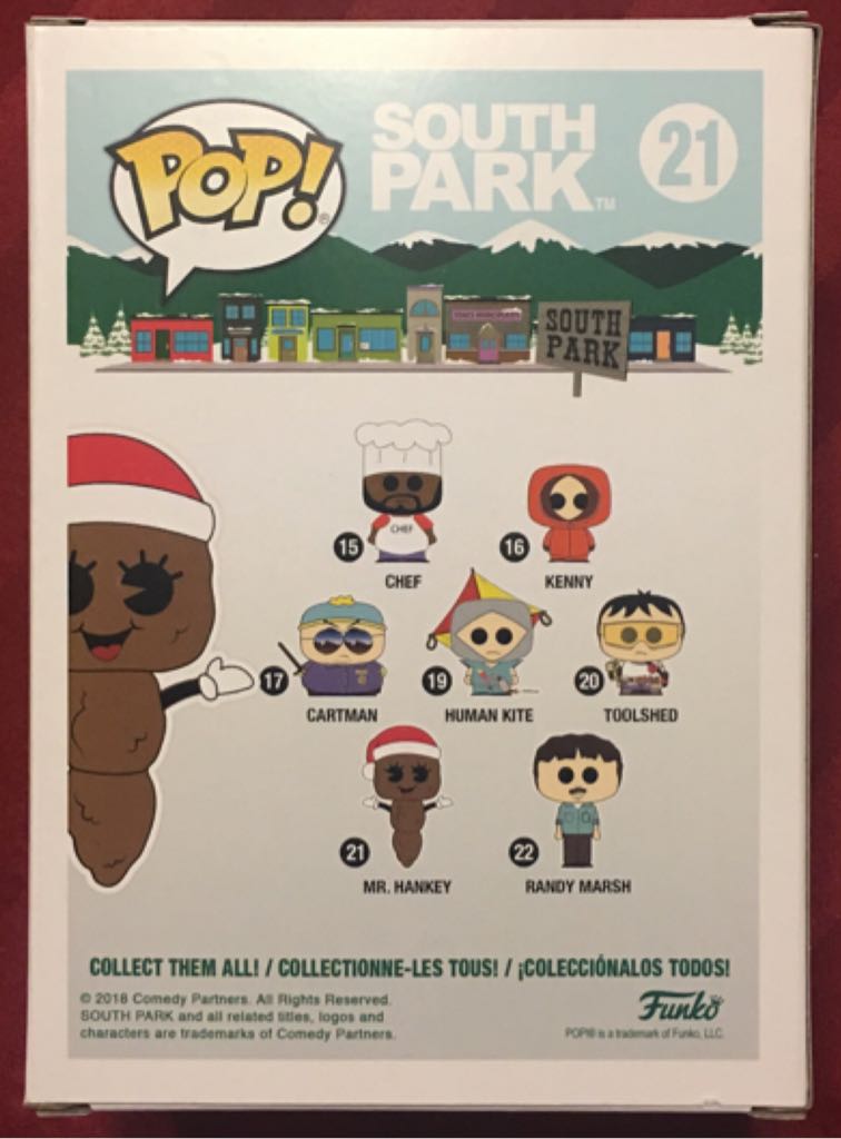 Mr. Hankey - South Park vinyl figure collectible [Barcode 889698343909] - Main Image 2