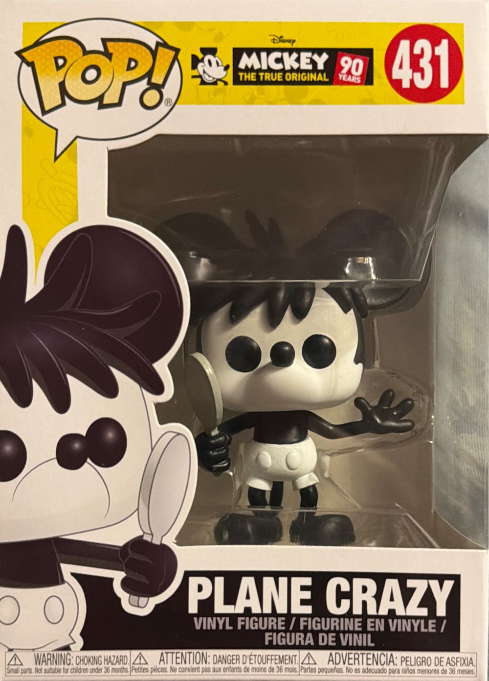Mickey -431- Plane Crazy - Disney vinyl figure collectible [Barcode 889698321914] - Main Image 4