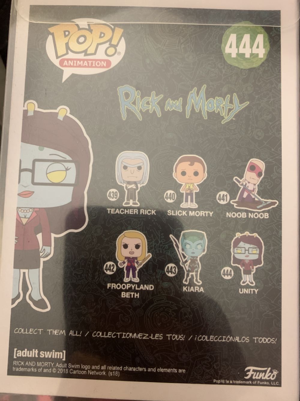 Unity - Rick & Morty vinyl figure collectible [Barcode 889698355957] - Main Image 4