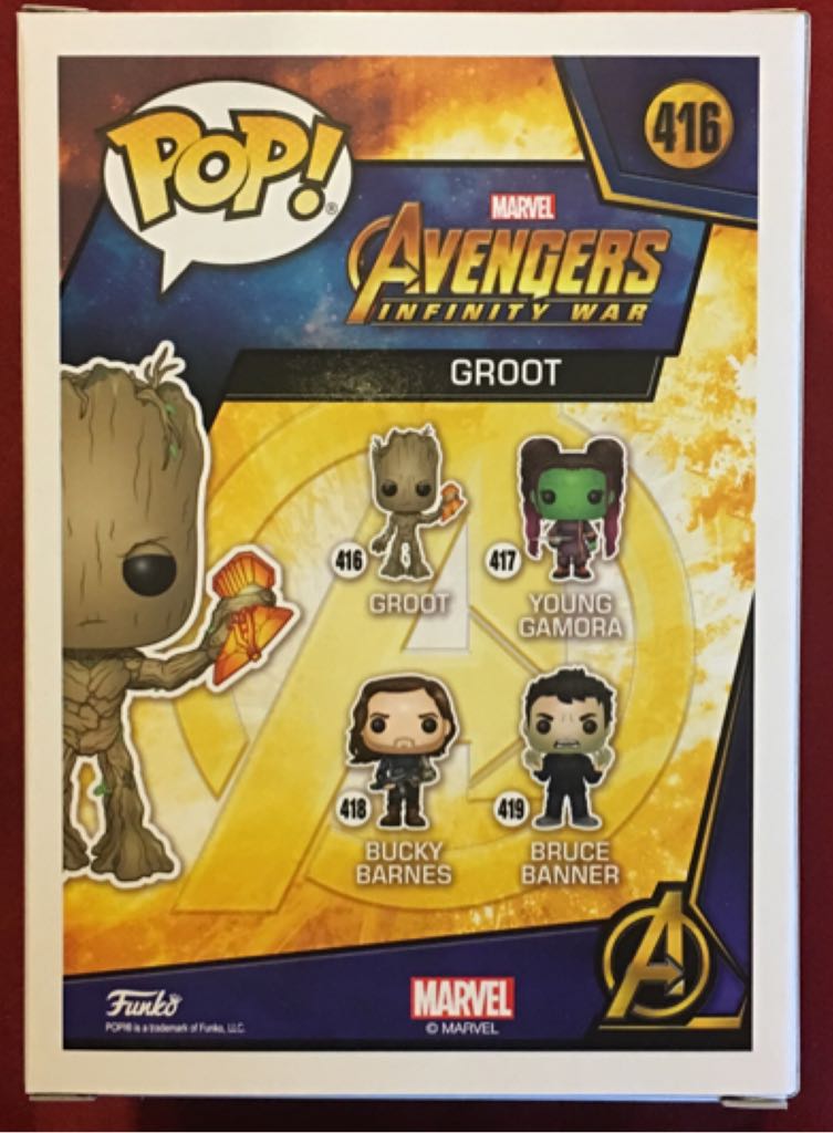 Groot - Guardians of the Galaxy vinyl figure collectible [Barcode 889698357739] - Main Image 2