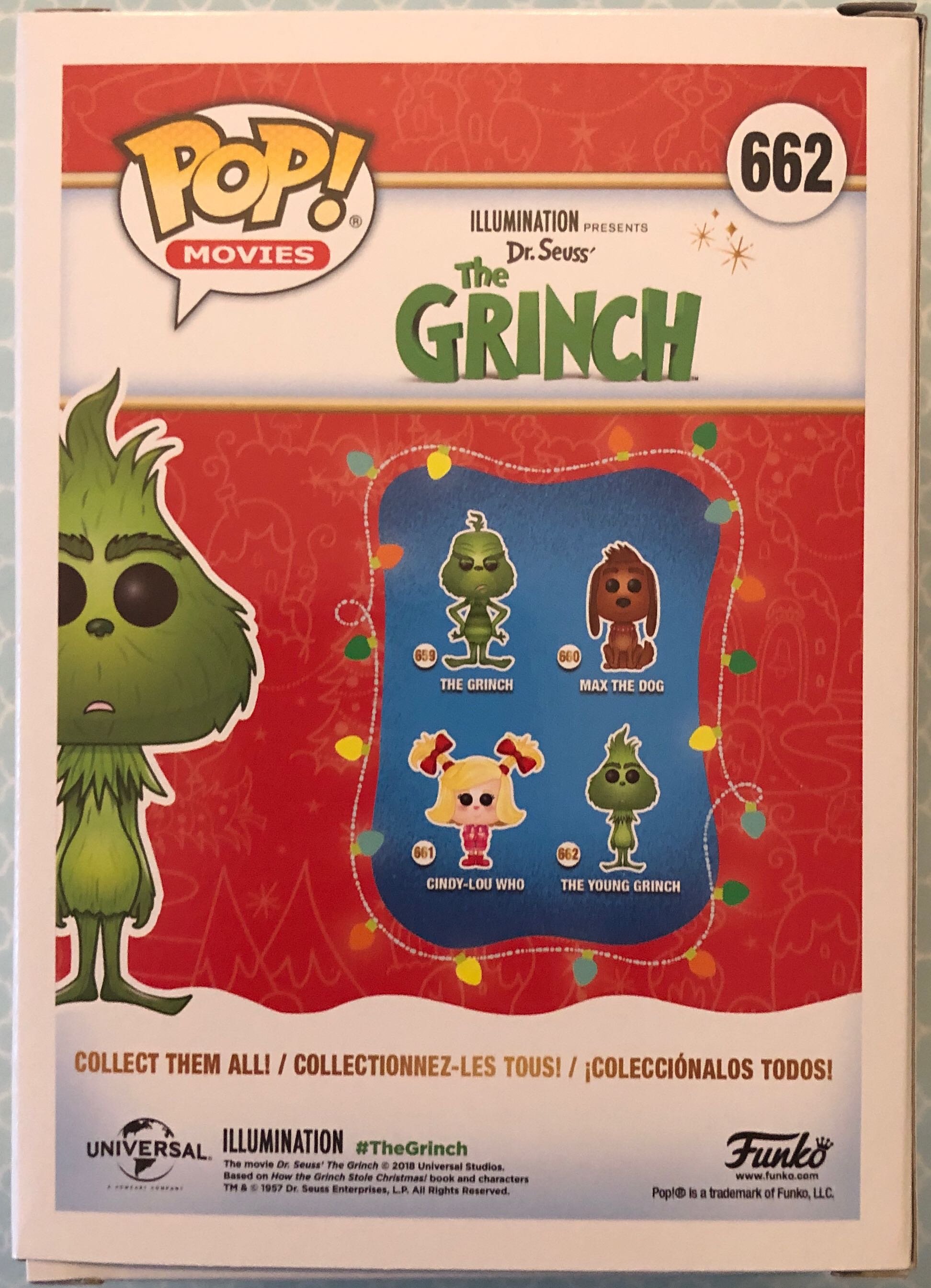 The Young Grinch - How the Grinch Stole Christmas vinyl figure collectible [Barcode 889698330244] - Main Image 2