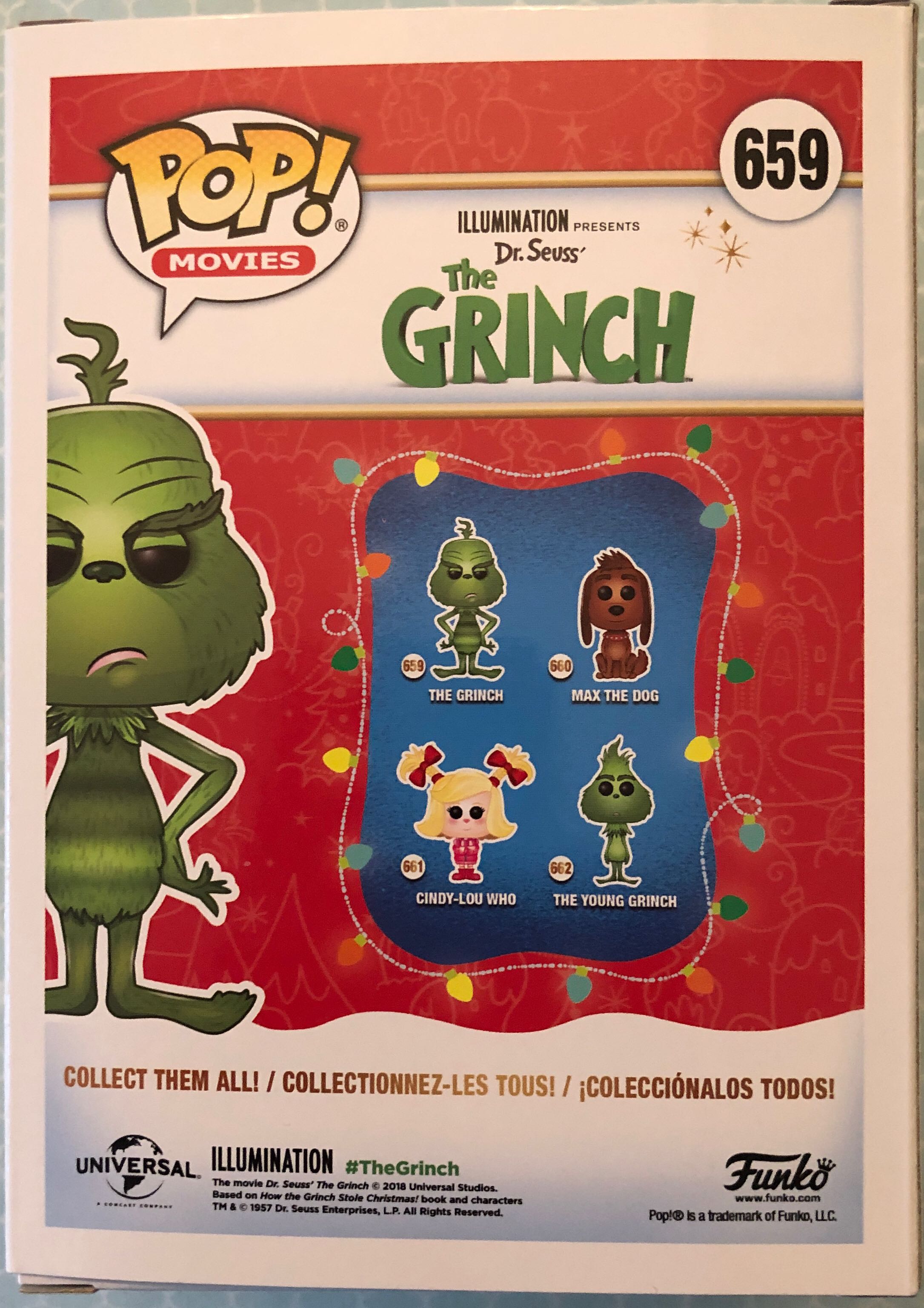 The Grinch - How the Grinch Stole Christmas vinyl figure collectible [Barcode 889698330237] - Main Image 2
