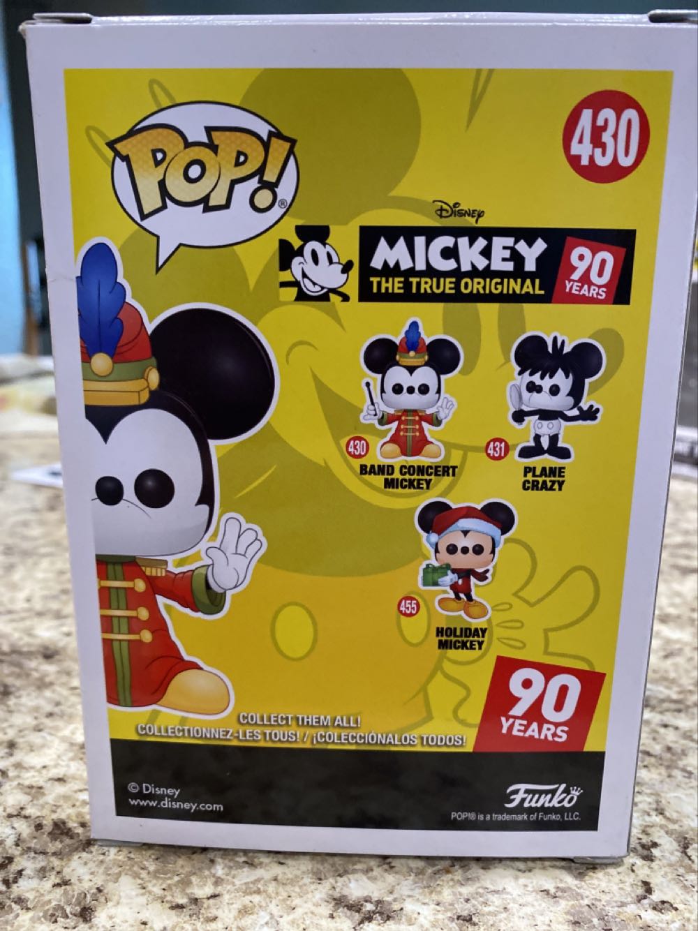 Mickey -430- Band Concert Mickey - Disney vinyl figure collectible [Barcode 889698321907] - Main Image 4