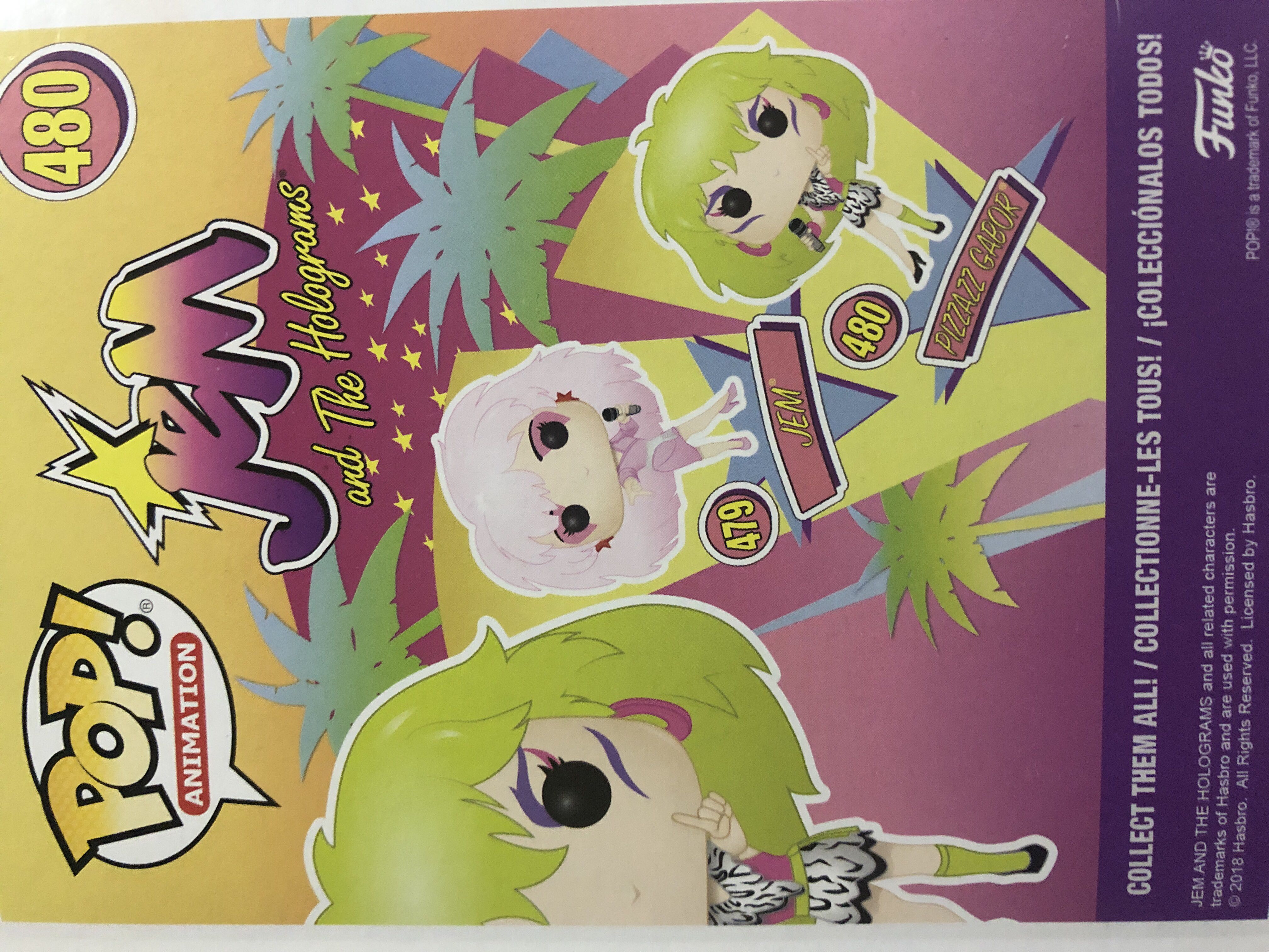 Pizzazz Gabor - Jem and the Holograms vinyl figure collectible [Barcode 889698327831] - Main Image 2