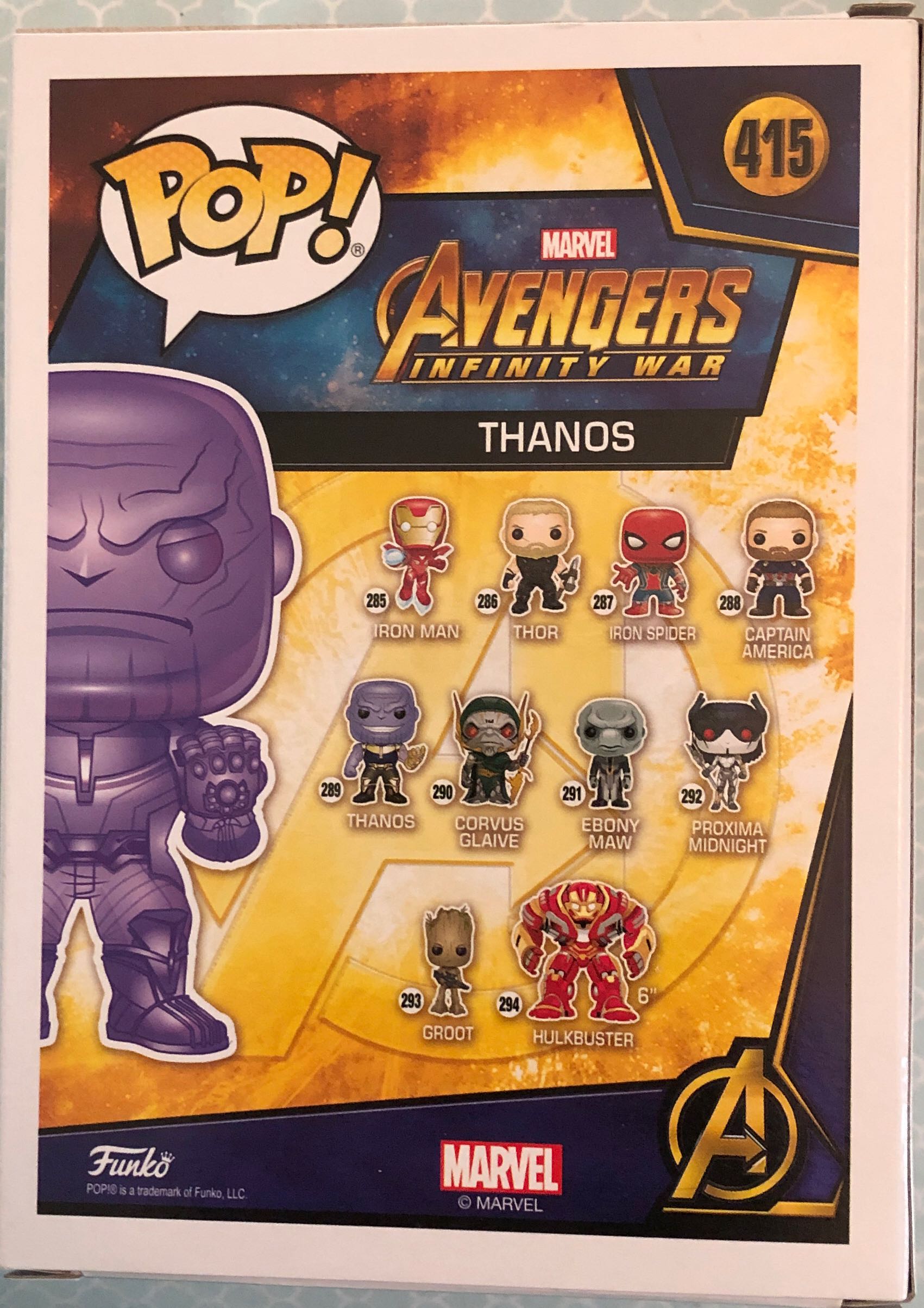 Thanos (Closed Fist) (Purple Chrome) - Marvel Universe vinyl figure collectible [Barcode 889698362177] - Main Image 2